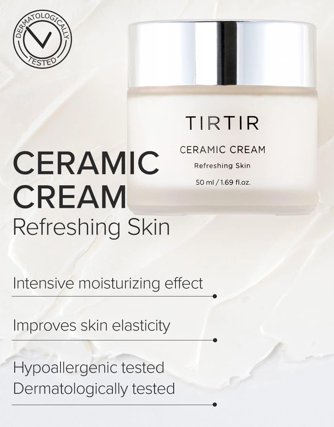 Foto 7 | Crema Hidratante Tirtir, Cerámica, Piel Seca, Piel De Vidrio, 50 Ml - Venta Internacional.