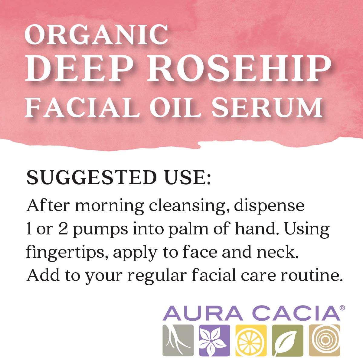 Foto 3 pulgar | Sérum Facial Aura Cacia Organic Rosa Mosqueta Profunda 30 Ml - Venta Internacional.
