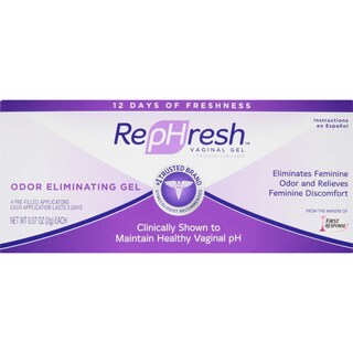 Foto 3 | Gel Vaginal Rephresh Para Eliminar Olores, 4 Unidades (2 Ml) Con Aplicador - Venta Internacional.