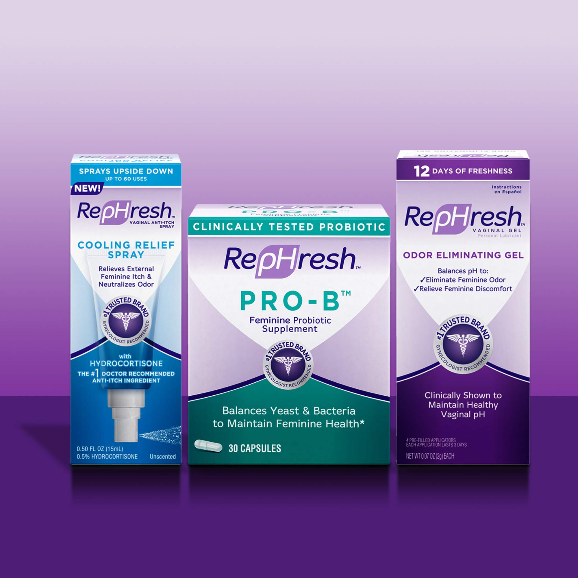 Foto 7 pulgar | Gel Vaginal Rephresh Para Eliminar Olores, 4 Unidades (2 Ml) Con Aplicador - Venta Internacional.