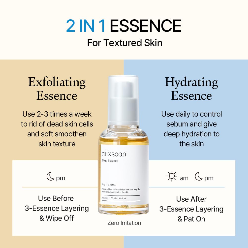 Foto 3 | Mezcla De Esencia Exfoliante Bean Essence, 50 Ml, Vegana Y Coreana - Venta Internacional.