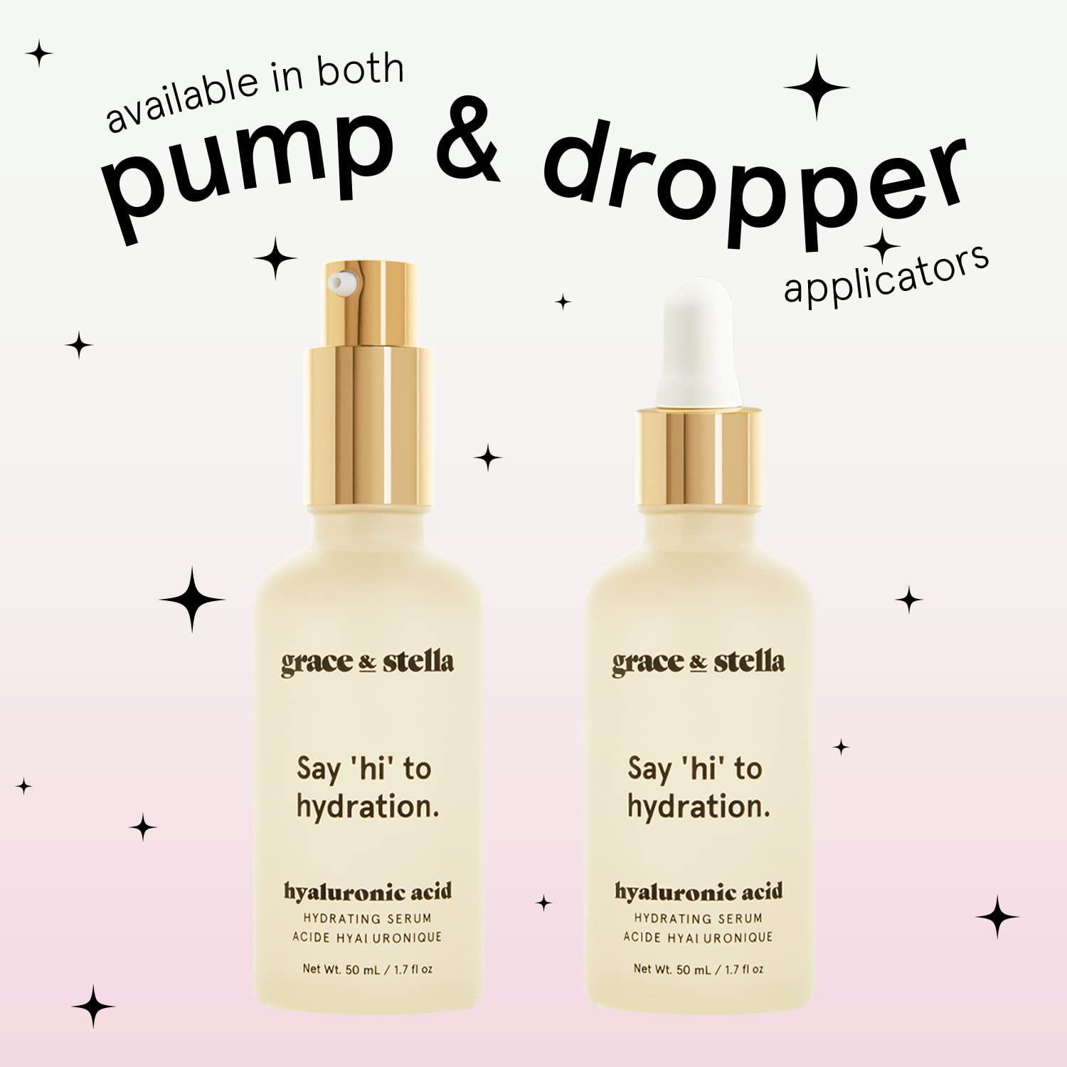 Foto 8 pulgar | Sérum De Ácido Hialurónico Grace & Stella, 50 Ml, Antiedad, Vegano - Venta Internacional.