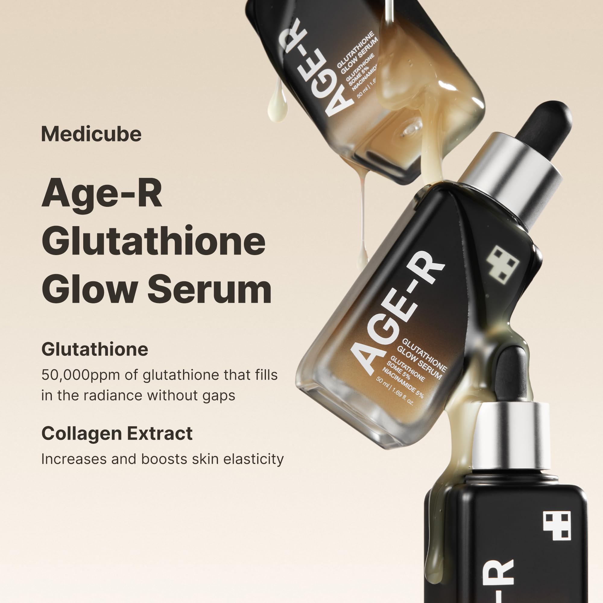 Foto 5 pulgar | Serum Medicube Age-r Glutatión Glow, Elasticidad Antioxidante - Venta Internacional.