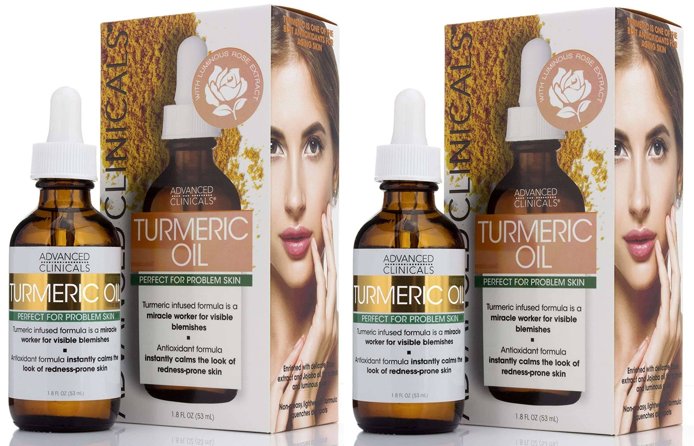 Foto 1 | Sérum Para El Cuidado De La Piel Facial Advanced Clinicals, Aceite De Cúrcuma, 50 Ml - Venta Internacional.