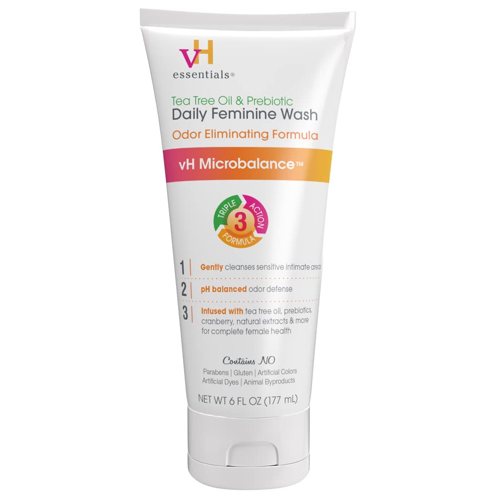 Feminine Wash Vh Essentials Con Ph Balanceado Con Aceite De Árbol De Té, 180 Ml - Venta Internacional.