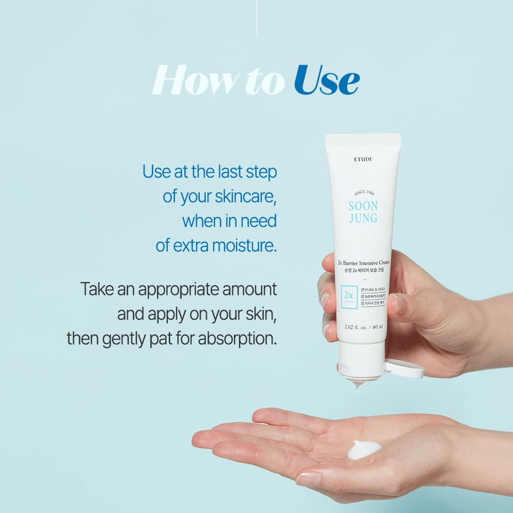 Foto 8 pulgar | Crema Facial Etude House Soonjung 2x Barrier Intensive 60 Ml - Venta Internacional.