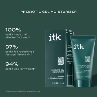 Foto 3 | Crema Hidratante Itk Skincare, Gel Prebiótico Para Rostro Y Piel Grasa, 30 Ml - Venta Internacional.