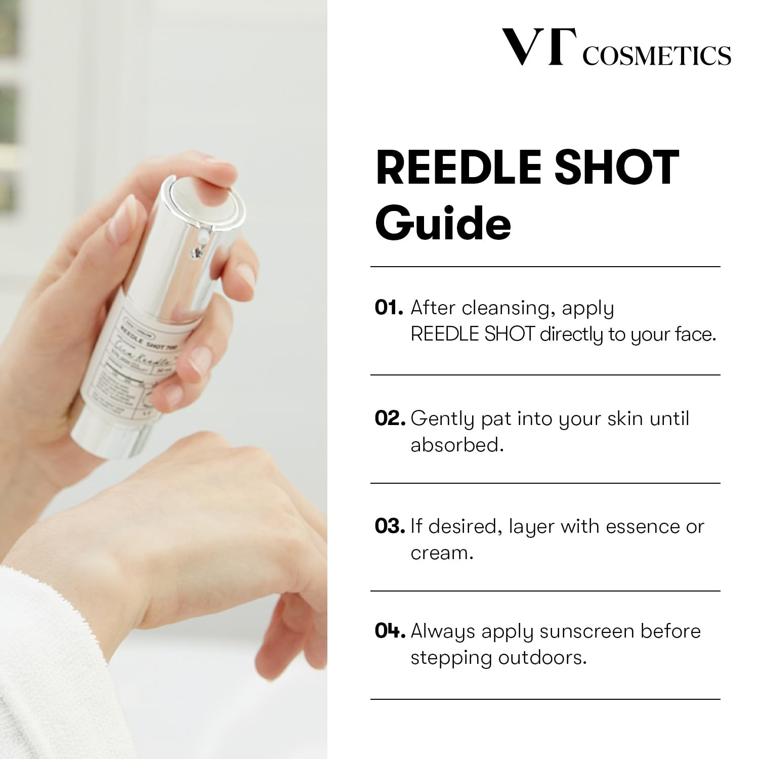 Foto 7 pulgar | Essence Vt Cosmetics Cica Reedle Shot 300, 50 Ml - Venta Internacional.