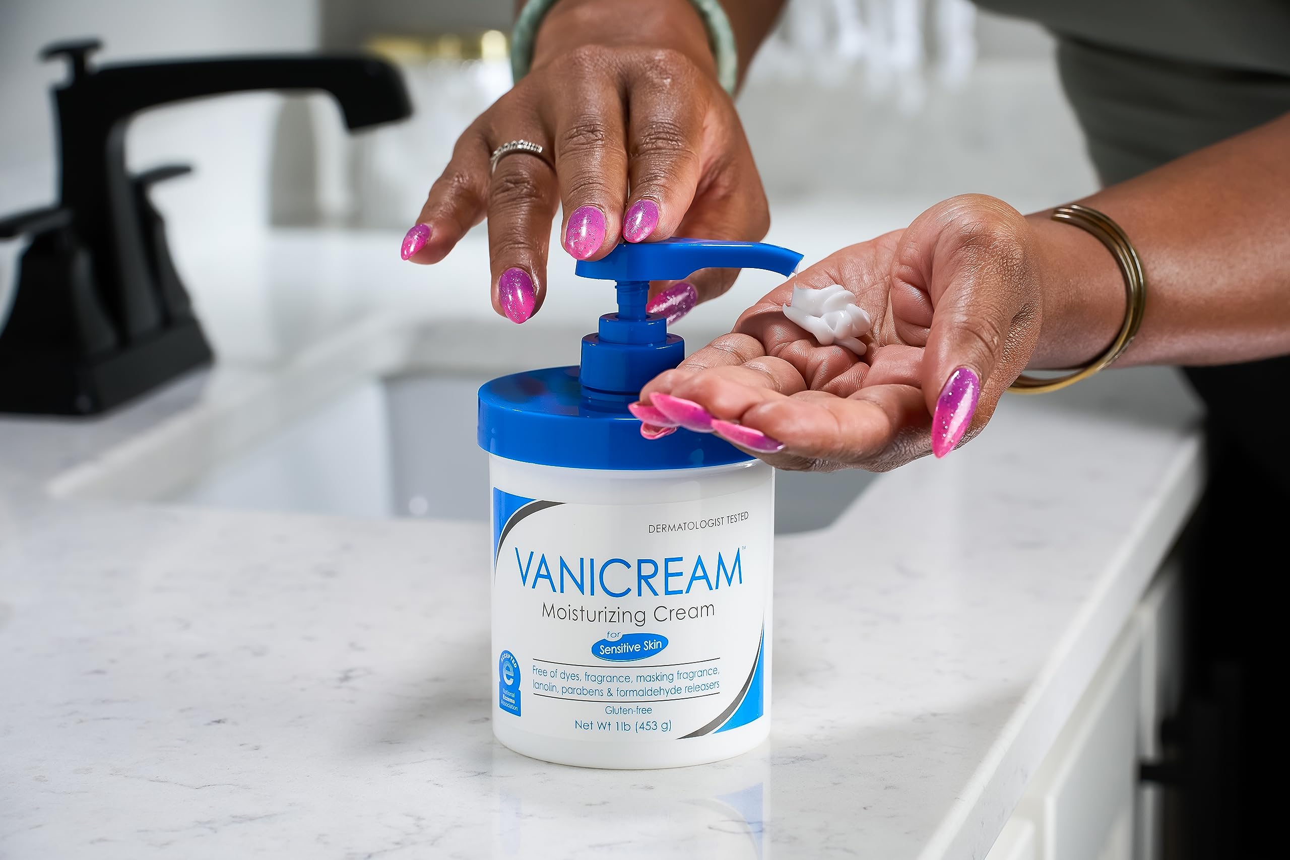 Foto 4 pulgar | Crema Hidratante Para La Piel Vanicream 473 Ml Con Dispensador - Venta Internacional.