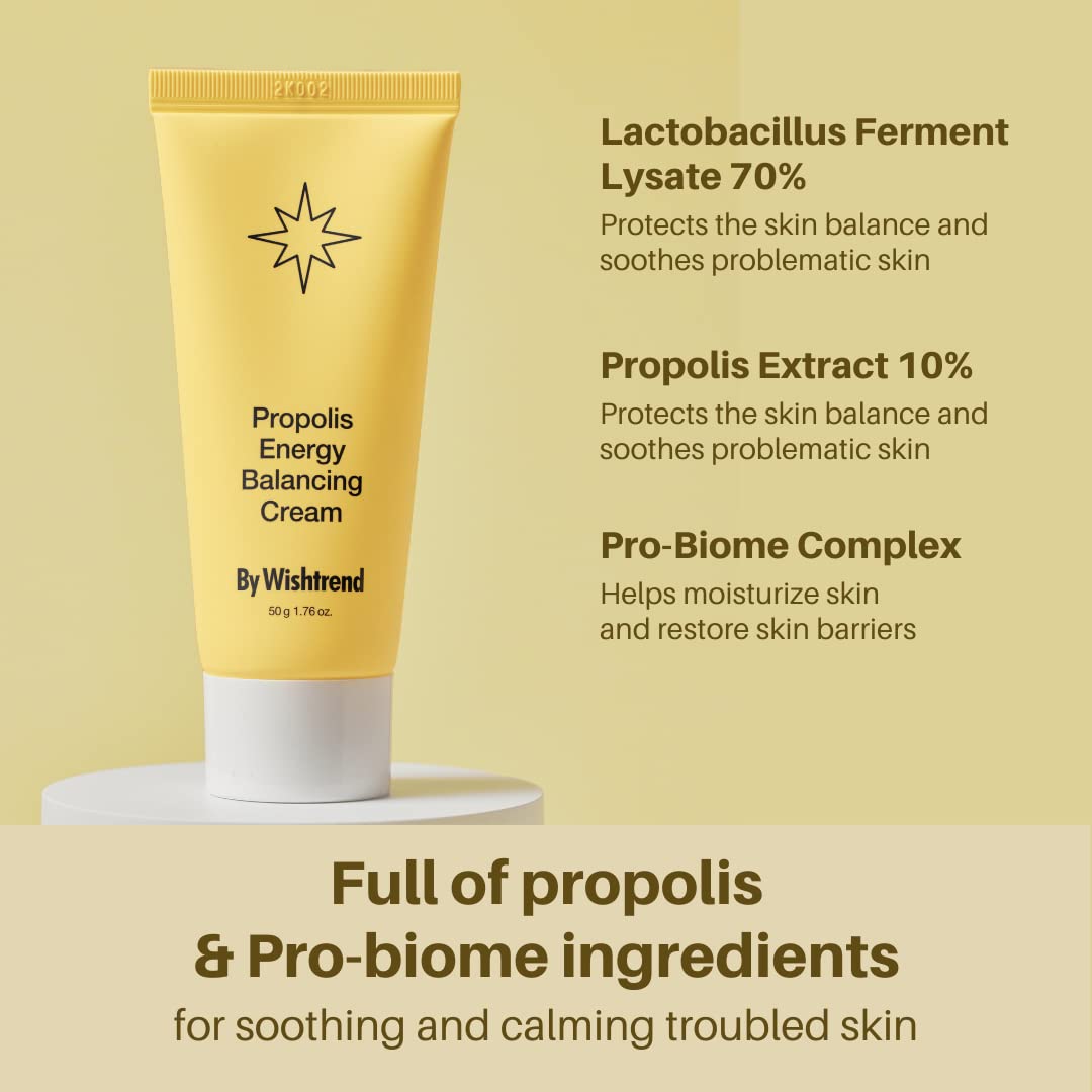Foto 4 pulgar | Crema Facial By Wishtrend Propolis Energy Balancing 50 Ml - Venta Internacional.