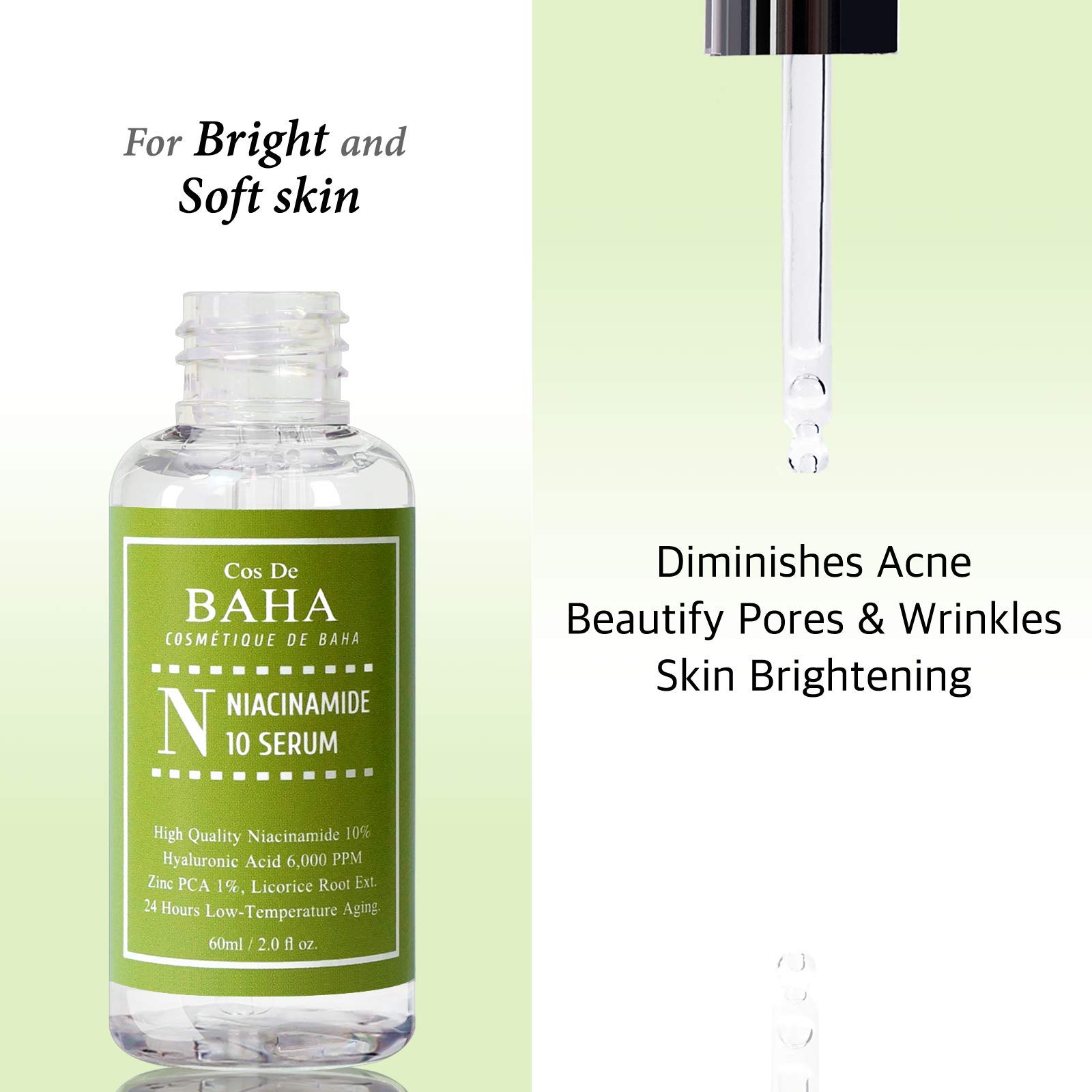 Foto 5 pulgar | Sérum Cos De Baha Niacinamida 10% + Zinc Pca 1% Para Rostro 60 Ml - Venta Internacional.