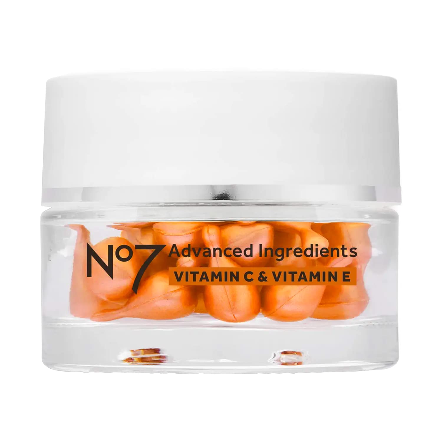Foto 1 | Cápsulas De Suero De Vitamina C Y Vitamina E No7 Advanced, 30 Unidades - Venta Internacional.
