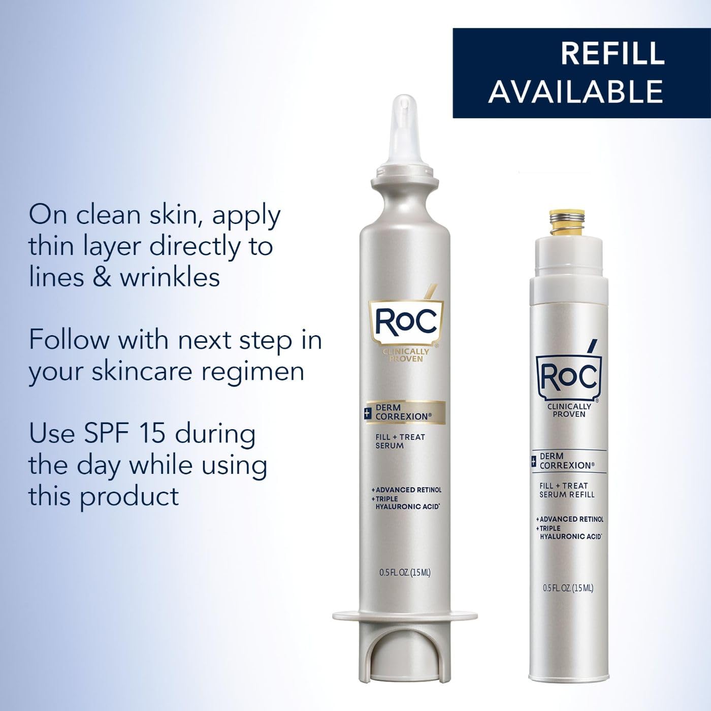 Foto 4 pulgar | Sérum Roc Derm Correxion Fill + Treat Advanced Retinol, 15 Ml - Venta Internacional.