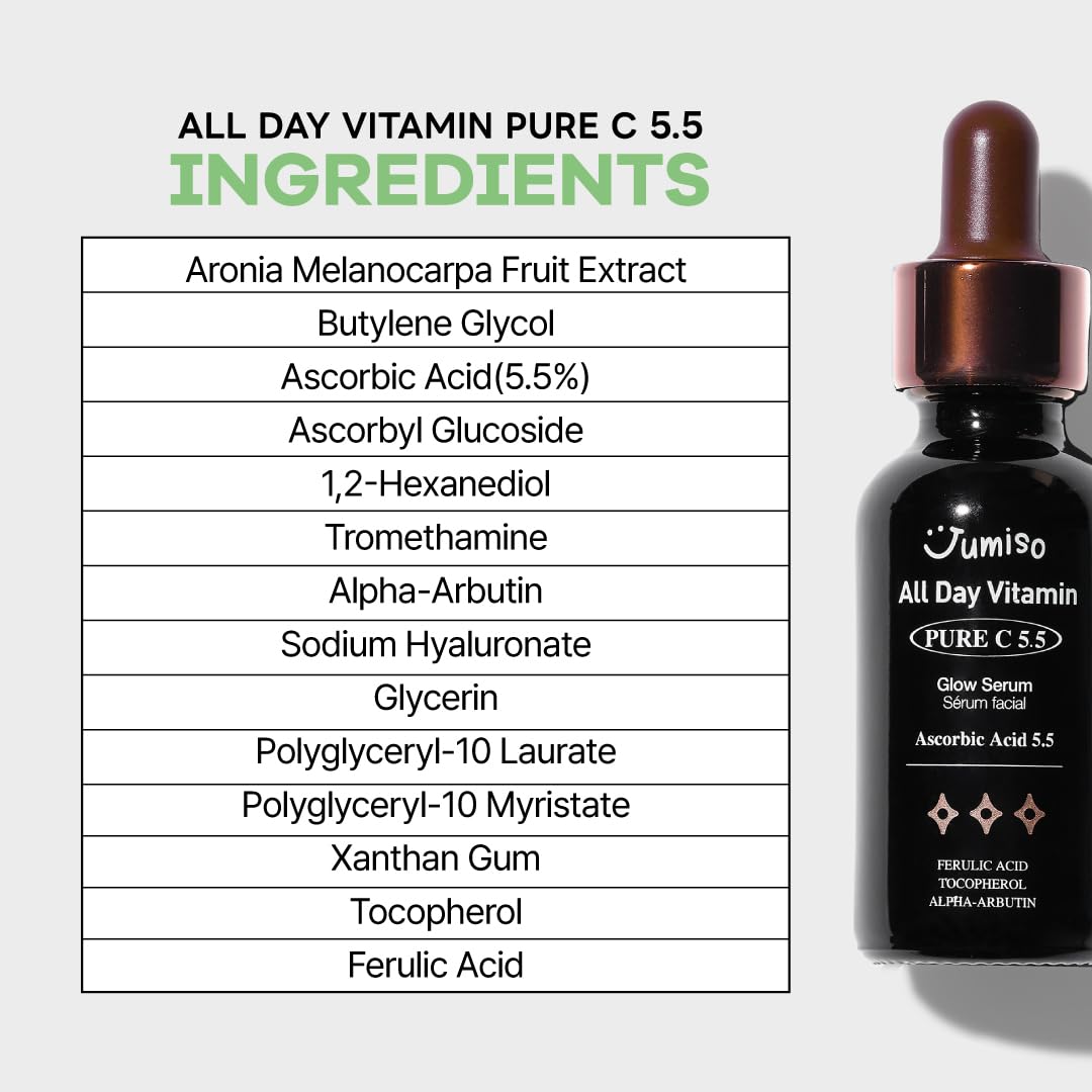 Foto 2 | Sérum Jumiso All Day Pure C 5.5 Glow De 30 Ml Con Extracto De Aronia - Venta Internacional.
