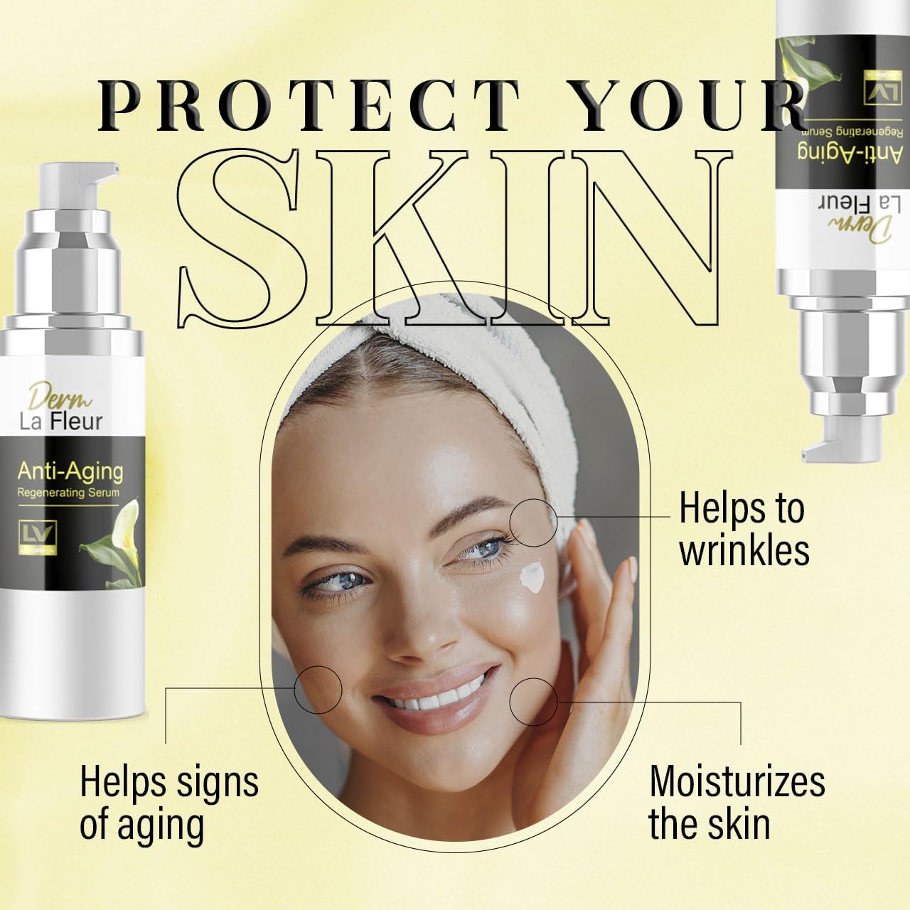 Foto 4 pulgar | Serum Derm La Fleur Antienvejecimiento 1 Botella De 30 Ml Durante 1 Mes - Venta Internacional.