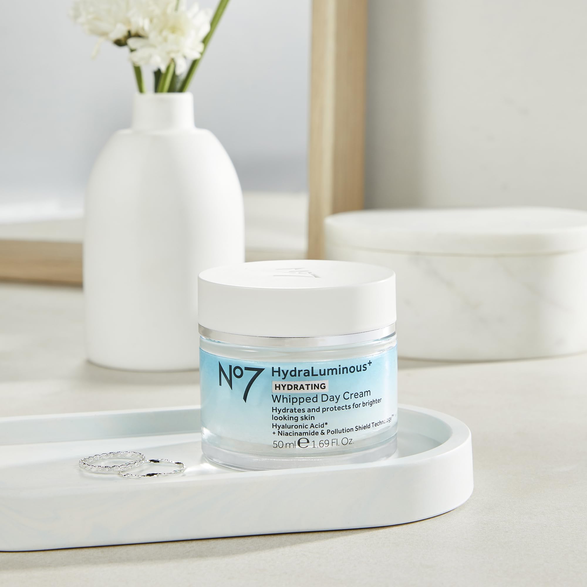 Foto 5 | Crema Hidratante De Día Batida Hidraluminous+ Hidratante No7 - Venta Internacional.
