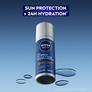 Foto 2 | Crema Hidratante Nivea Men Age Defense Spf 30, Botella De 50 Ml - Venta Internacional.