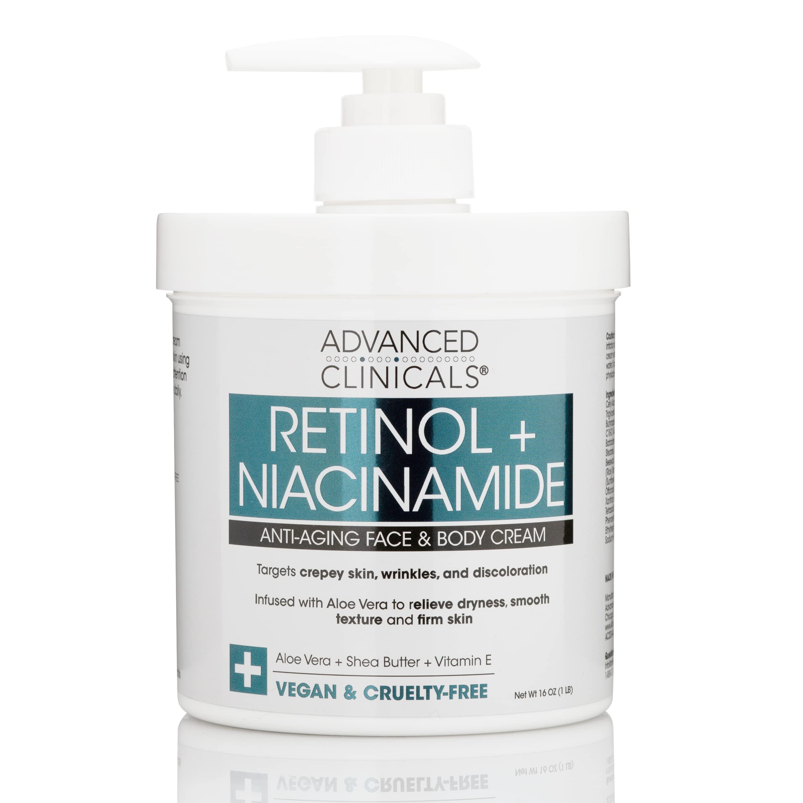 Foto 5 pulgar | Loción Corporal Y Facial Con Retinol Moisturizer Advanced Clinicals - Venta Internacional.