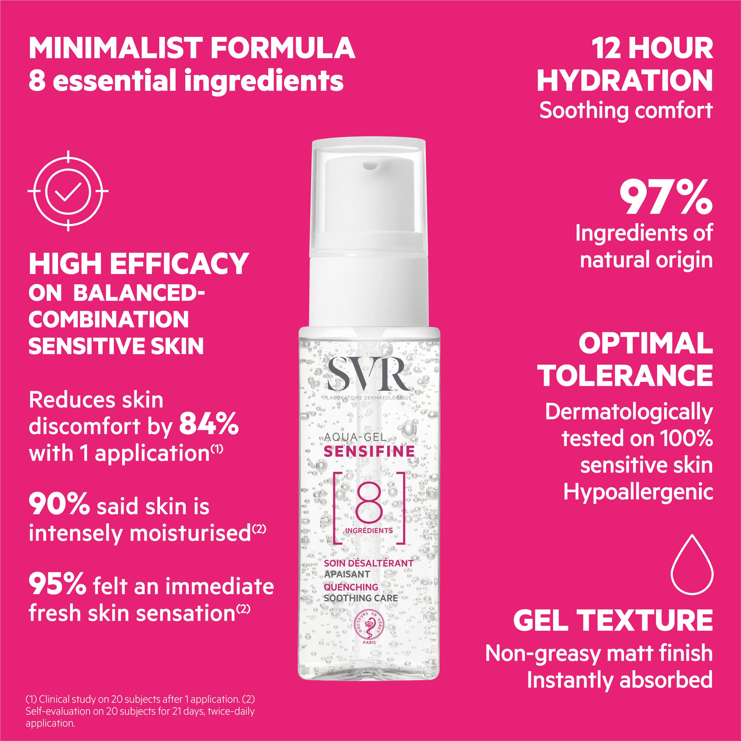 Foto 5 | Crema Hidratante Svr Sensifine Aqua Gel Para Rostro Normal A Mixto - Venta Internacional.