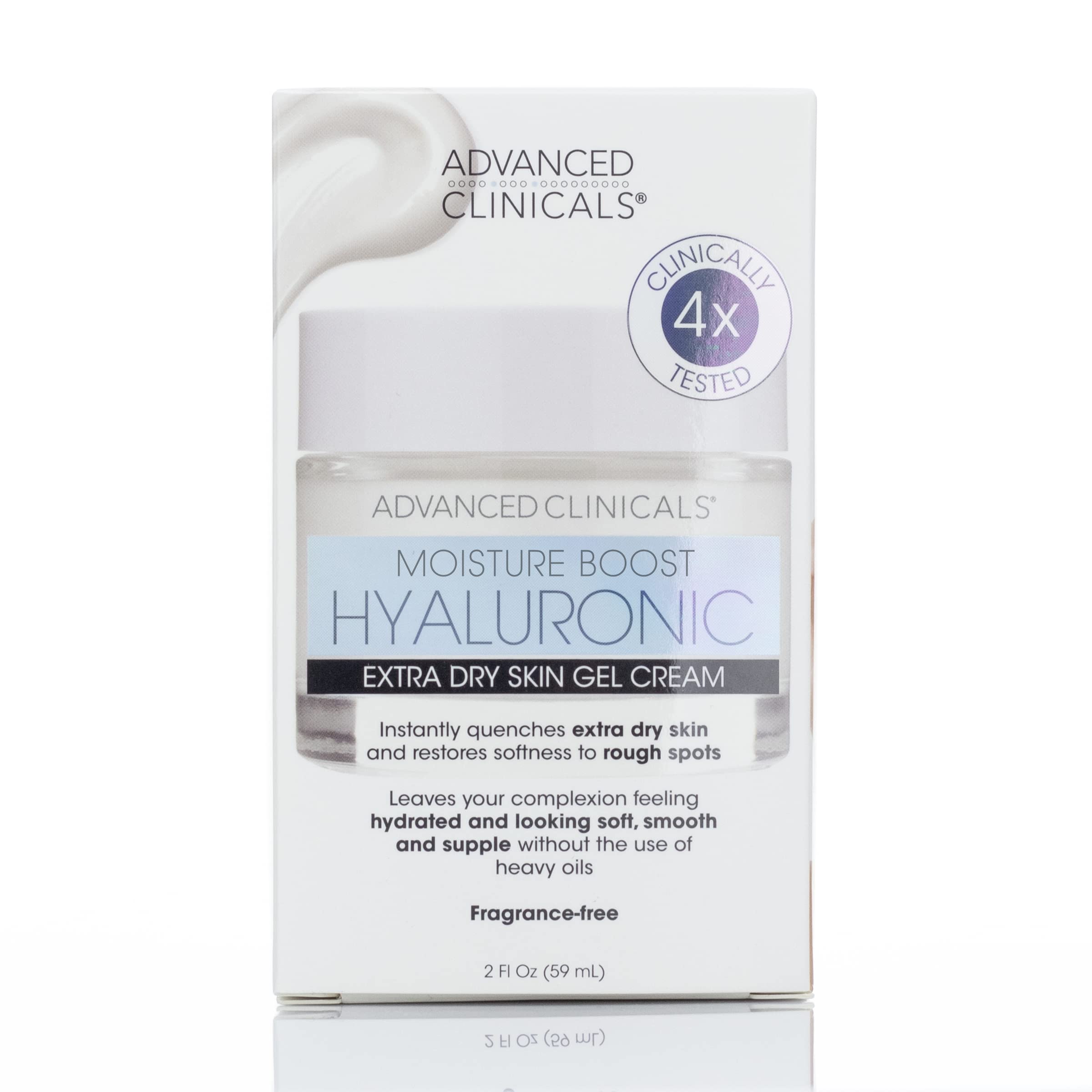 Foto 5 pulgar | Crema Facial Advanced Clinicals Con Ácido Hialurónico 60 Ml - Venta Internacional.