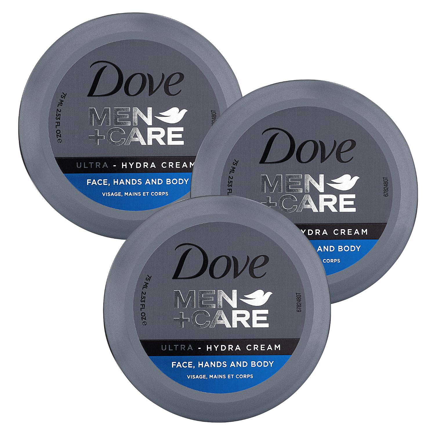 Foto 2 pulgar | Cream Dove Men+care Ultra Hydra, 75 Ml, Para Rostro, Manos Y Cuerpo, Paquete De 3 - Venta Internacional.