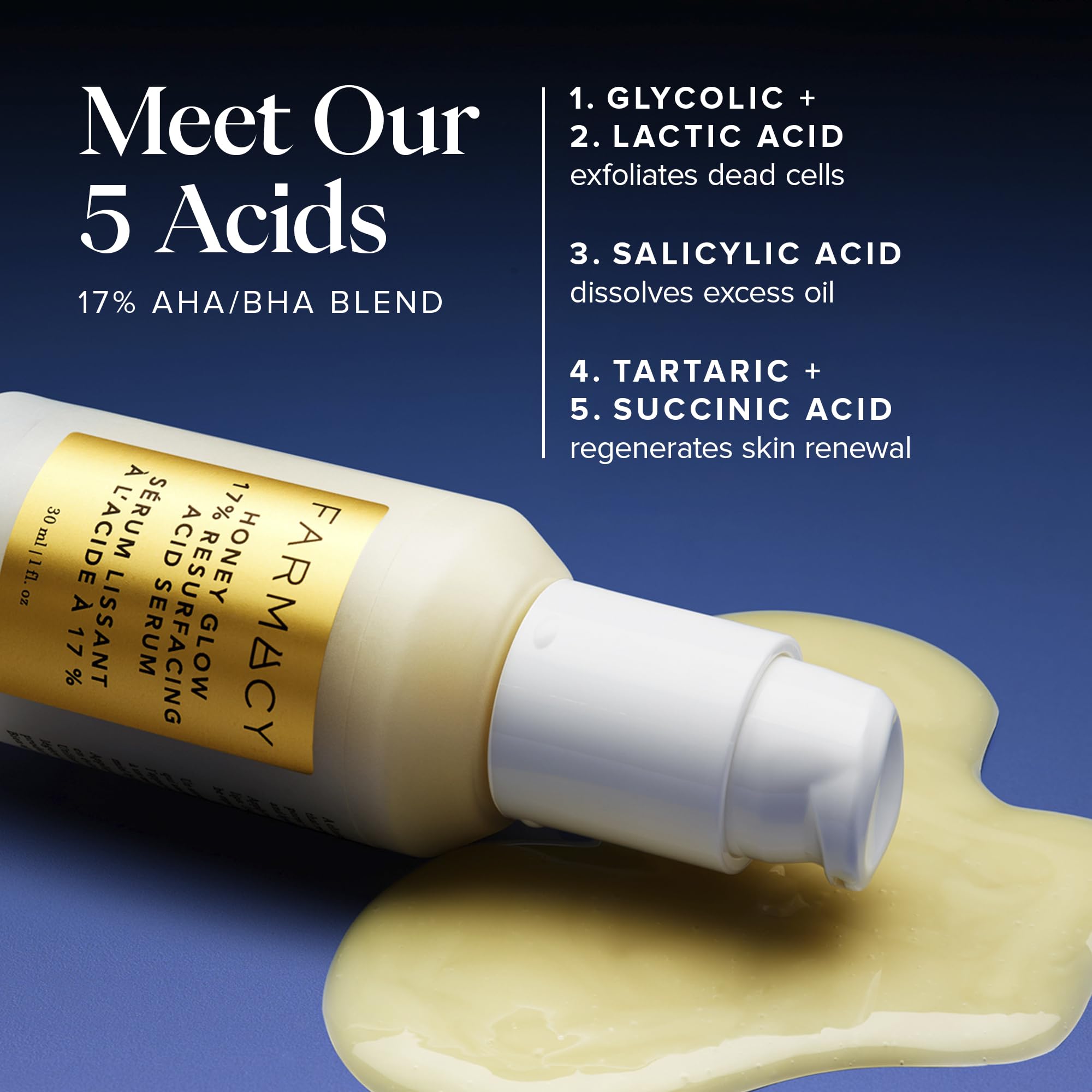 Foto 7 pulgar | Sérum Exfoliante Farmacy Honey Glow 17% Aha + Bha 30 Ml - Venta Internacional.