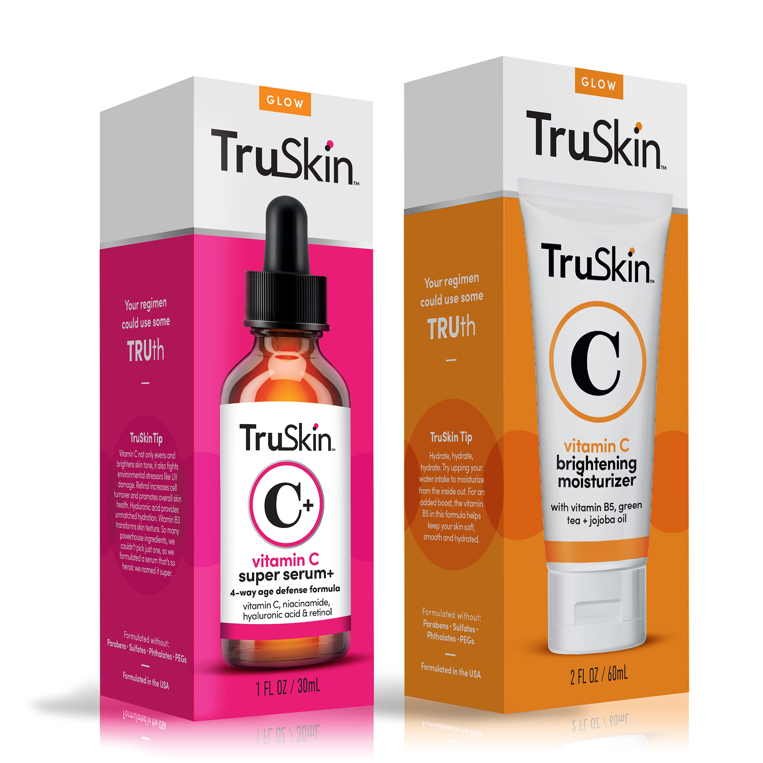 Foto 2 | Set De Cuidado De La Piel Truskin Super C Duo Con Supersérum E Hidratante - Venta Internacional.
