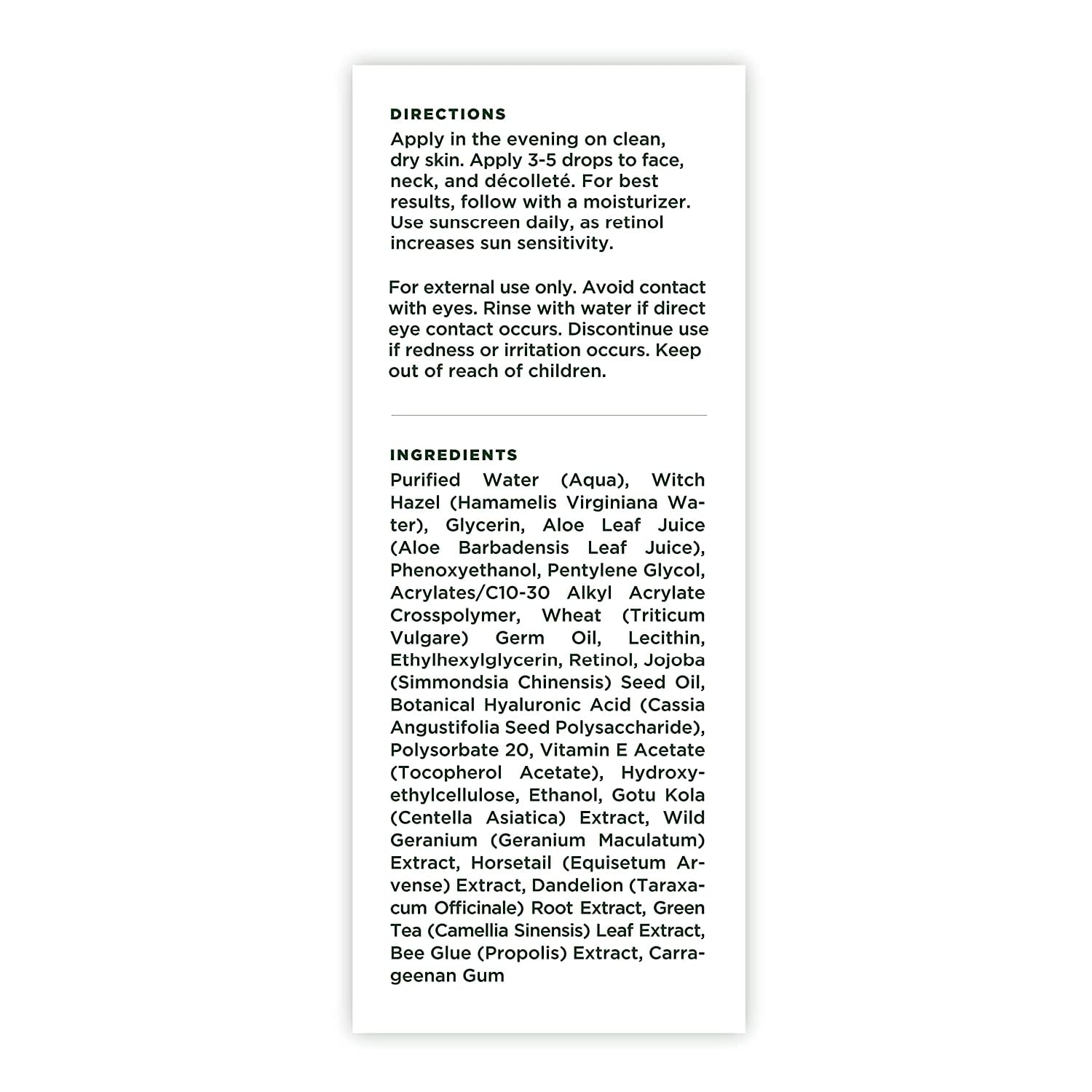 Foto 7 pulgar | Sérum Tree Of Life Retinol De 60 Ml Para Manchas Oscuras Y Líneas Finas - Venta Internacional.