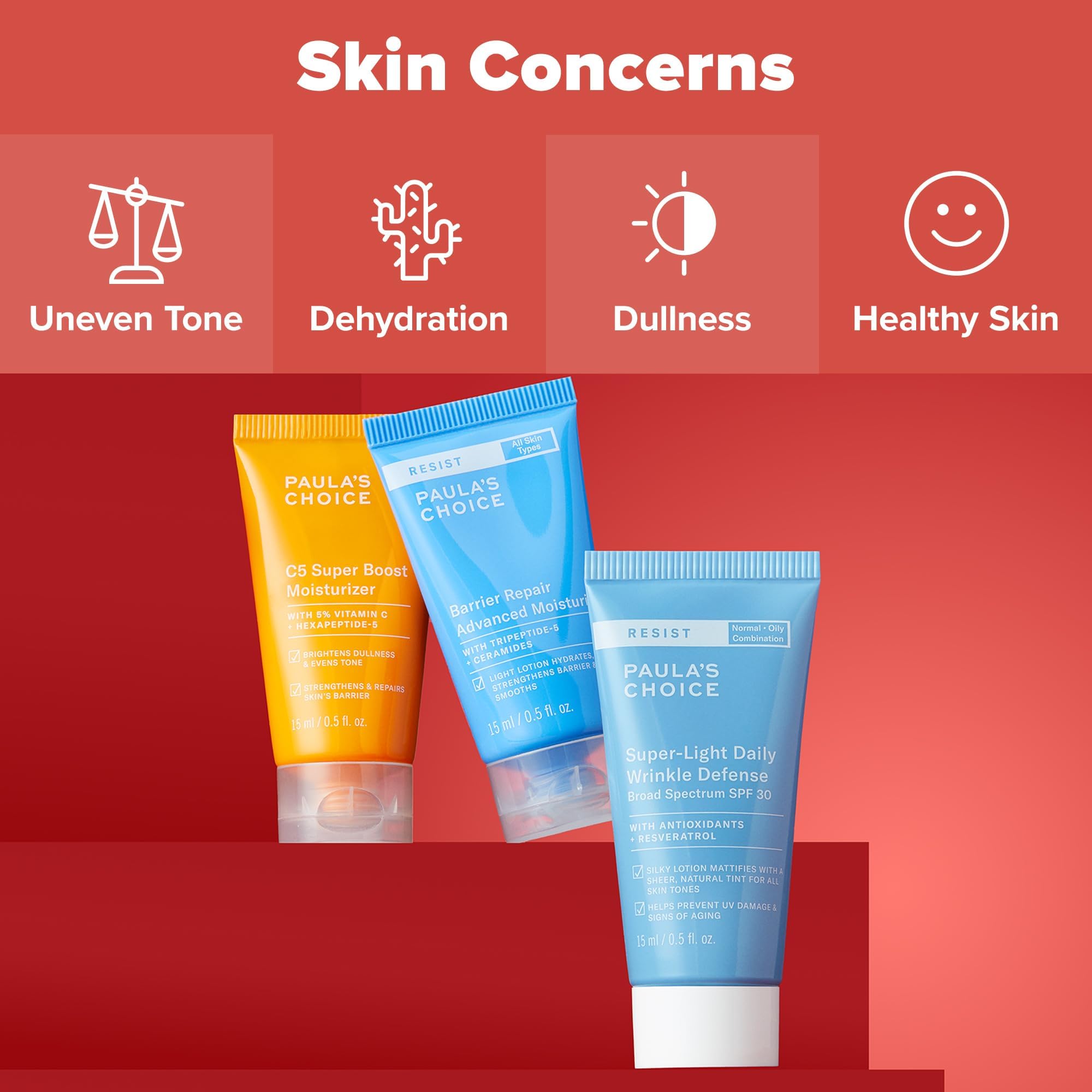 Foto 4 | Productos Esenciales De Viaje Paula's Choice Hydration Trio Para El Cuidado De La Piel - Venta Internacional.