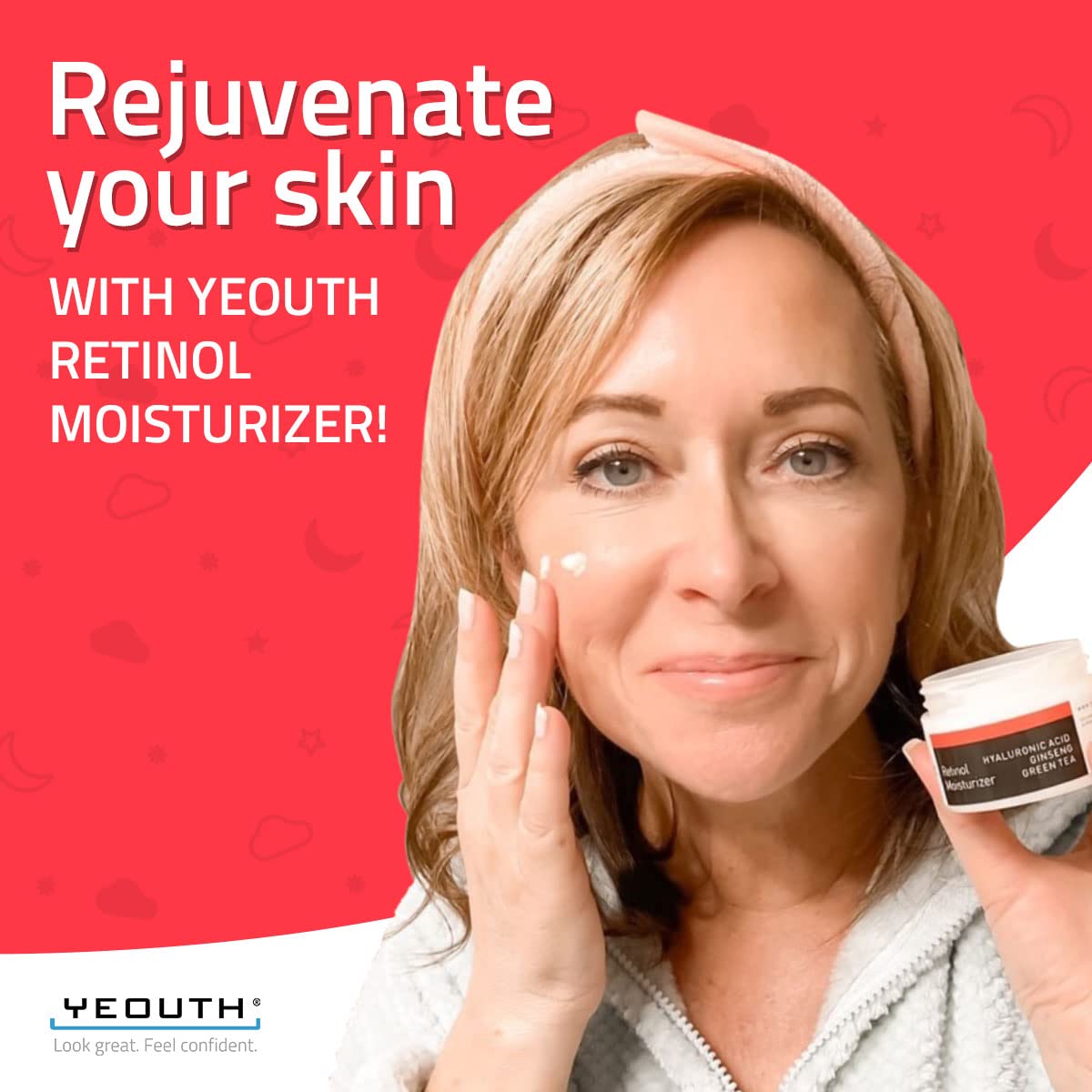 Foto 7 pulgar | Crema Hidratante De Retinol Yeouth Para Rostro 30 Ml Con Ácido Hialurónico - Venta Internacional.