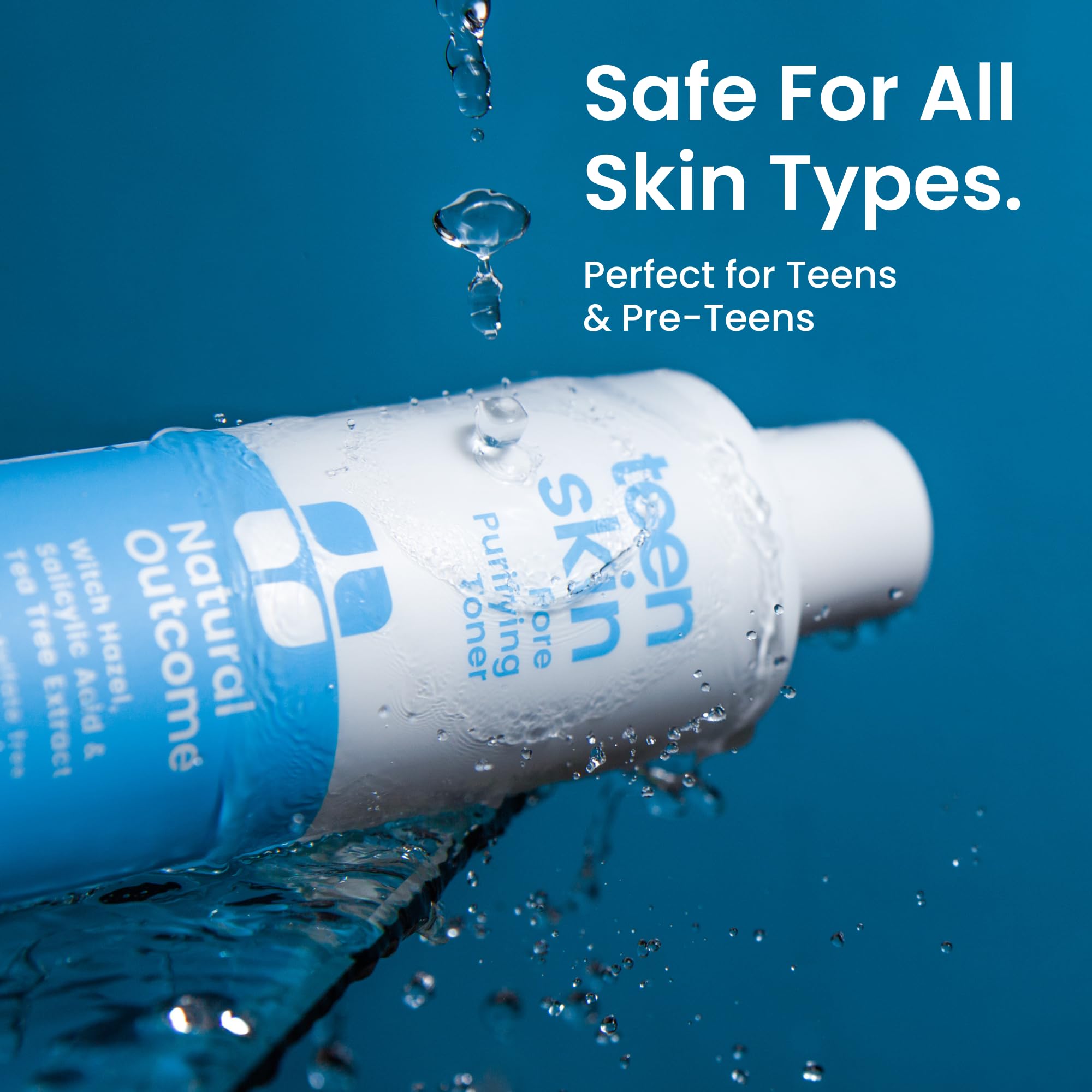Foto 4 pulgar | Tónico Facial Natural Outcome Acne Clarifying Teens 200 Ml - Venta Internacional.