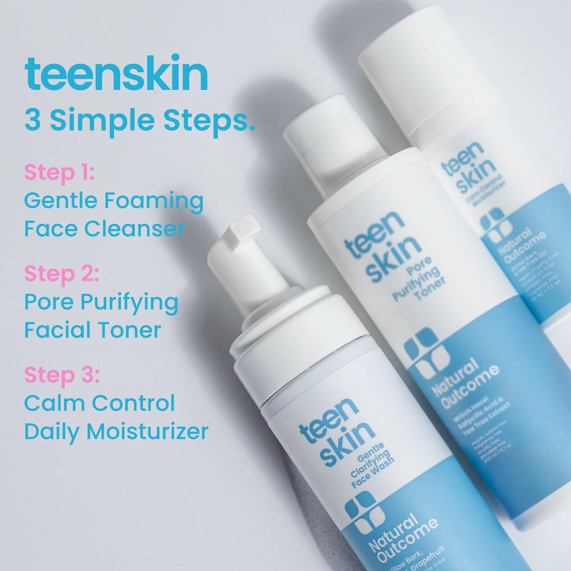 Foto 6 | Tónico Facial Natural Outcome Acne Clarifying Teens 200 Ml - Venta Internacional.