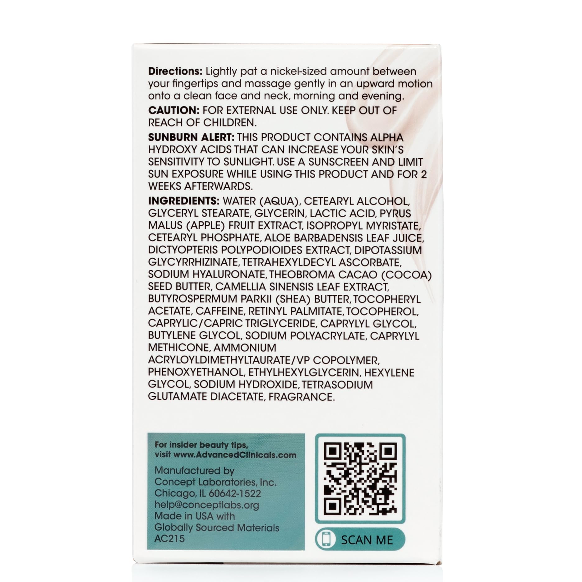 Foto 6 pulgar | Crema Hidratante Advanced Clinicals, Eliminador De Manchas Oscuras, 60 Ml - Venta Internacional.