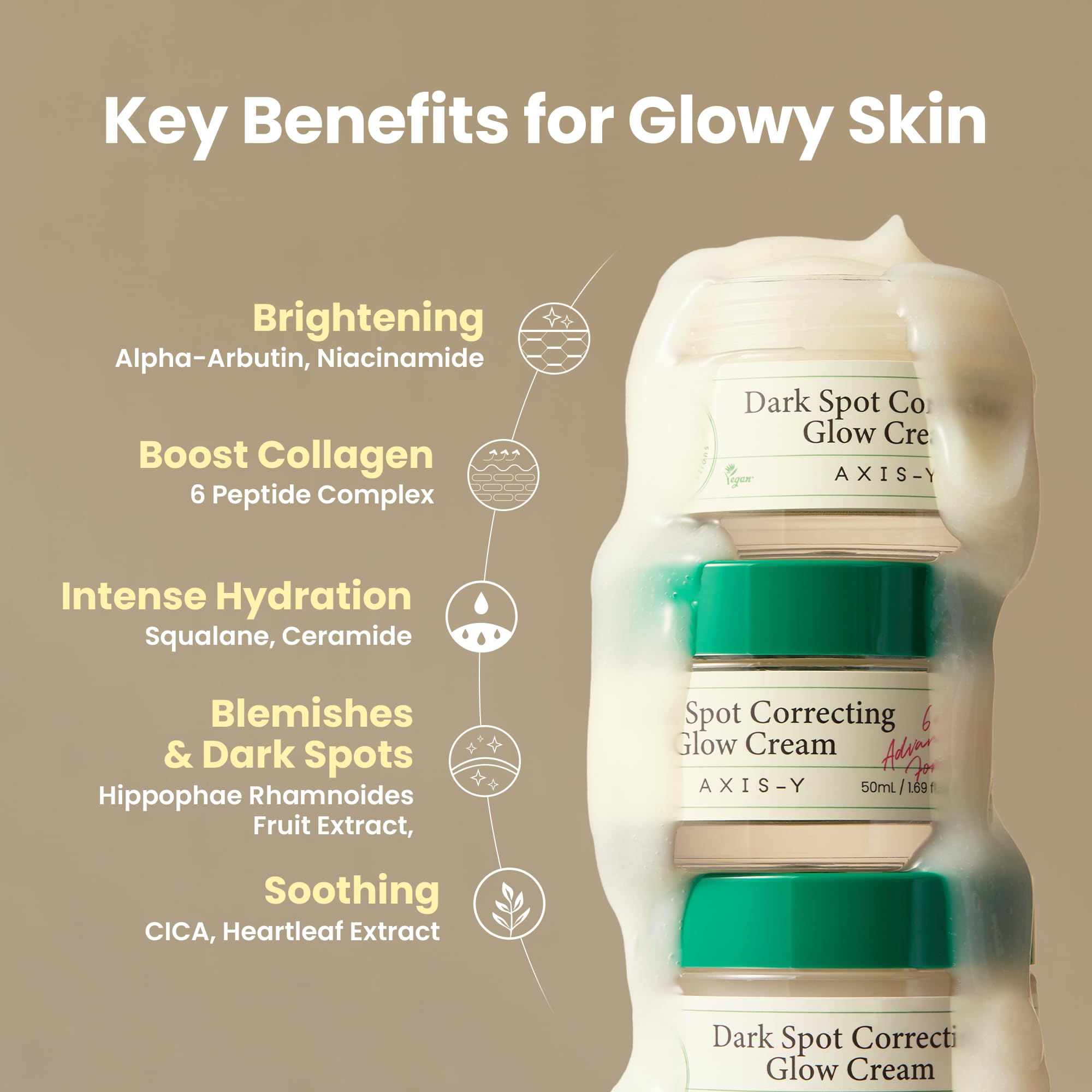 Foto 4 | Crema Hidratante Axis-y Dark Spot Correcting Glow 50 Ml - Venta Internacional.