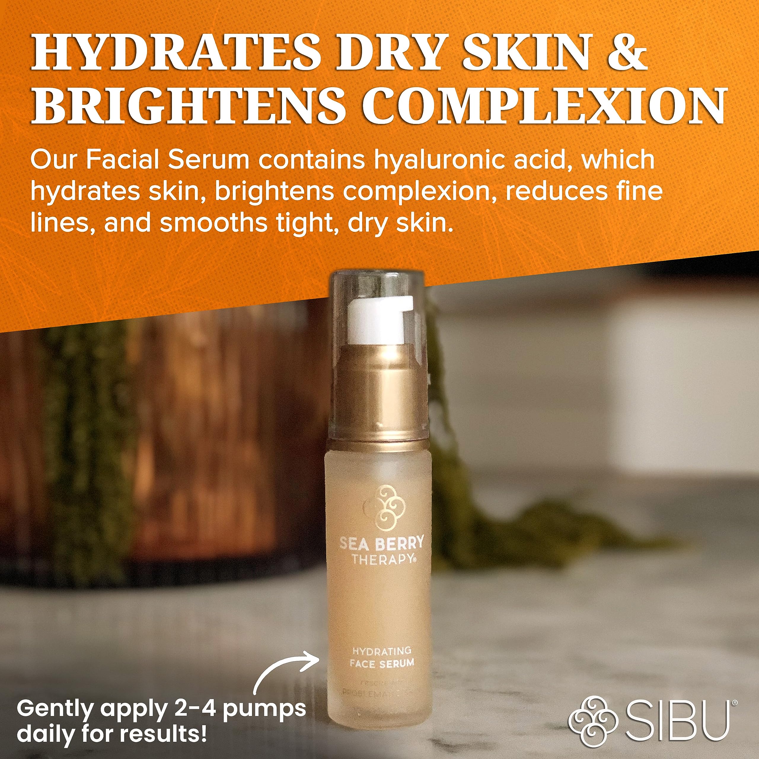 Foto 3 pulgar | Sérum Facial Sibu Hydrating Con Aceite De Espino Amarillo Y Ácido Hialurónico - Venta Internacional.