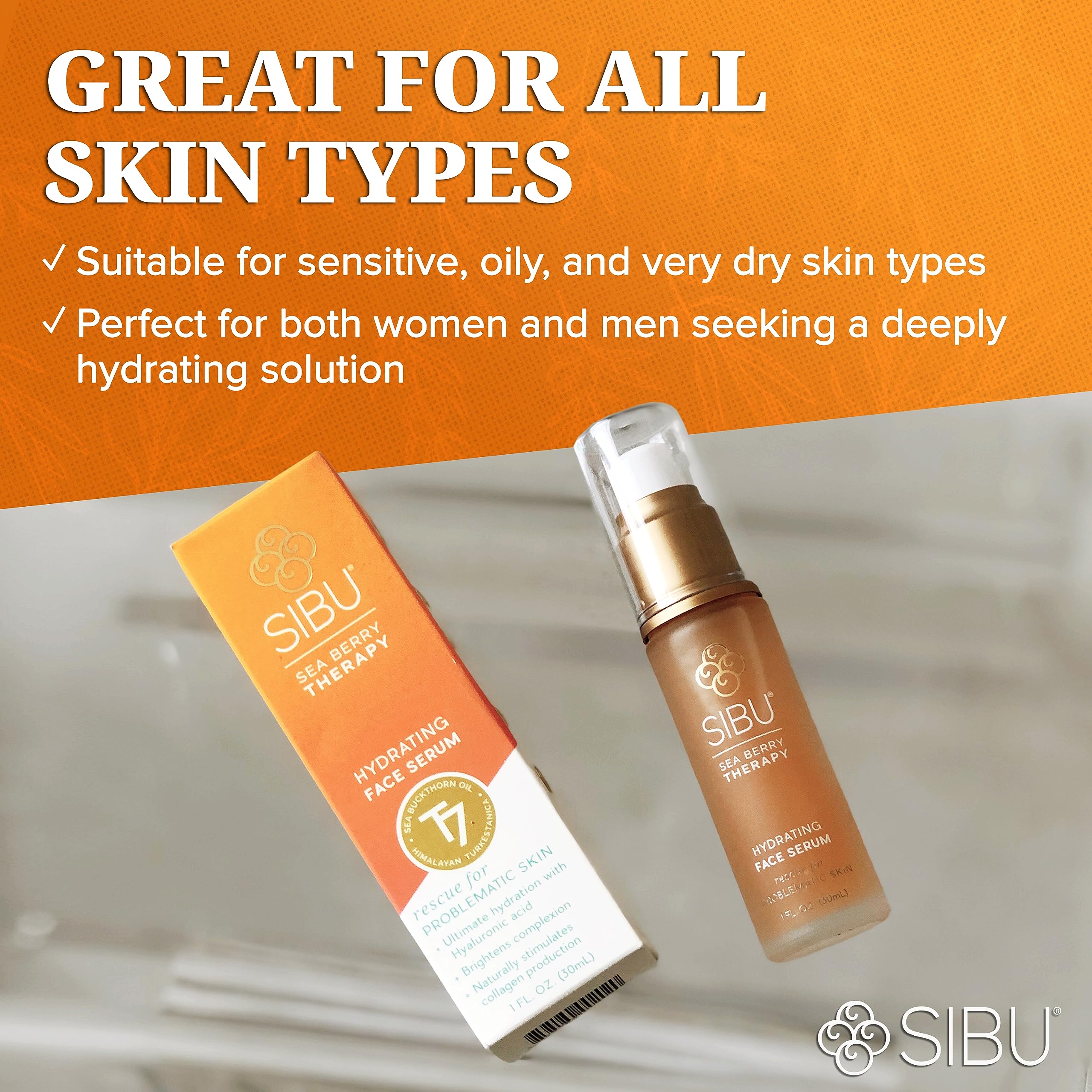 Foto 7 pulgar | Sérum Facial Sibu Hydrating Con Aceite De Espino Amarillo Y Ácido Hialurónico - Venta Internacional.