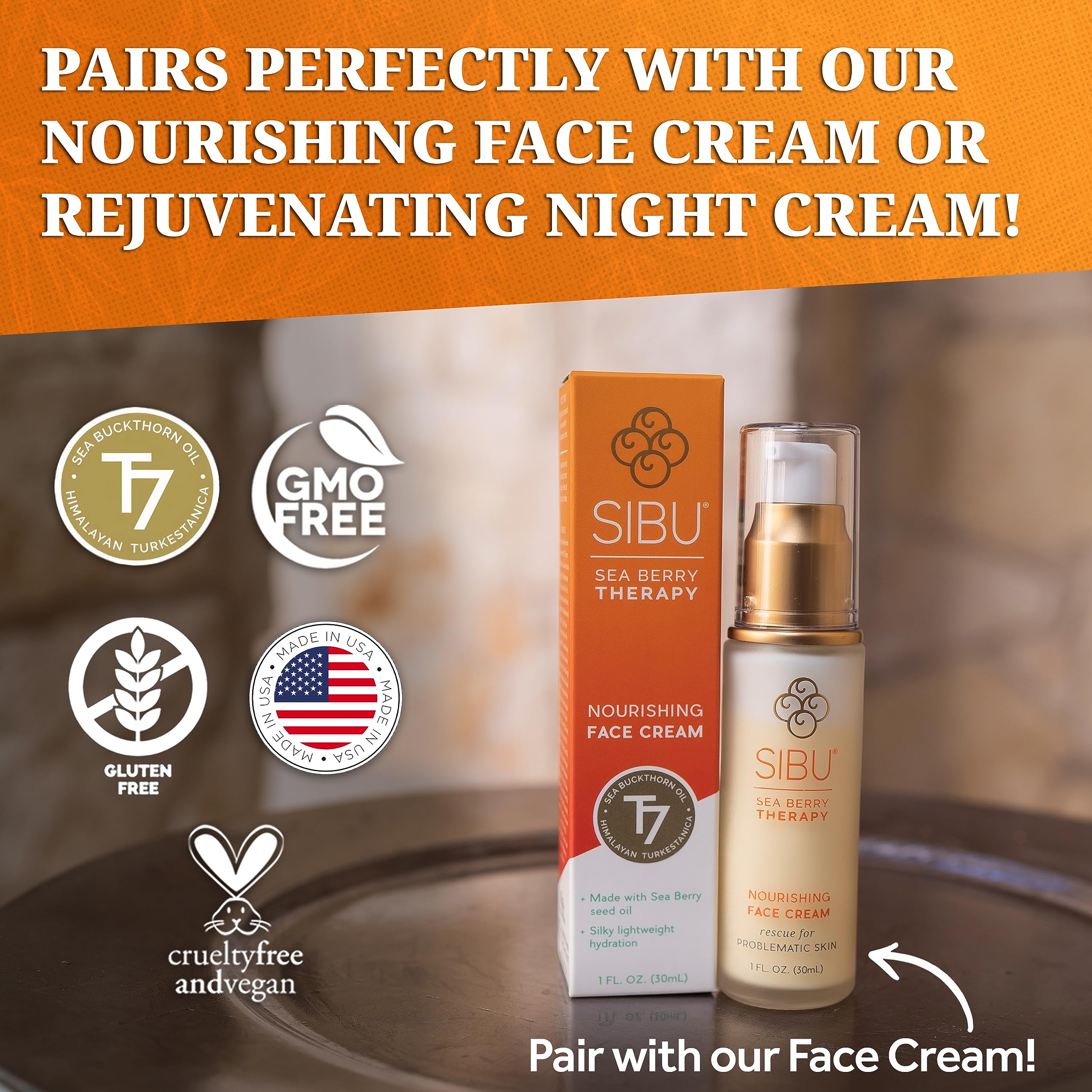 Foto 8 pulgar | Sérum Facial Sibu Hydrating Con Aceite De Espino Amarillo Y Ácido Hialurónico - Venta Internacional.
