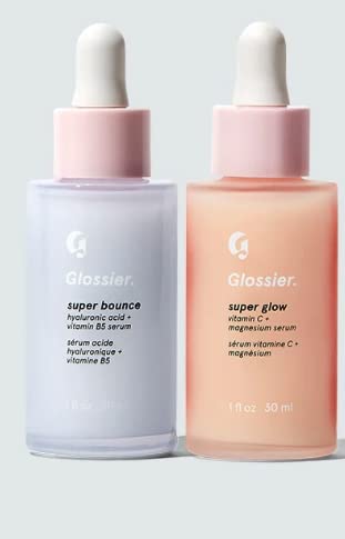 Sérum Duo Glossier Super Bounce + Super Glow - Venta Internacional.
