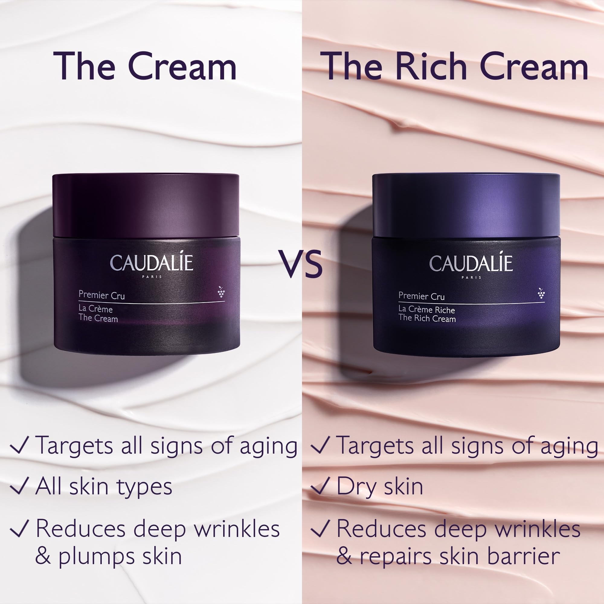 Foto 7 pulgar | Crema Hidratante Caudalie Premier Cru The Rich Cream, 50 Ml, Recargable - Venta Internacional.
