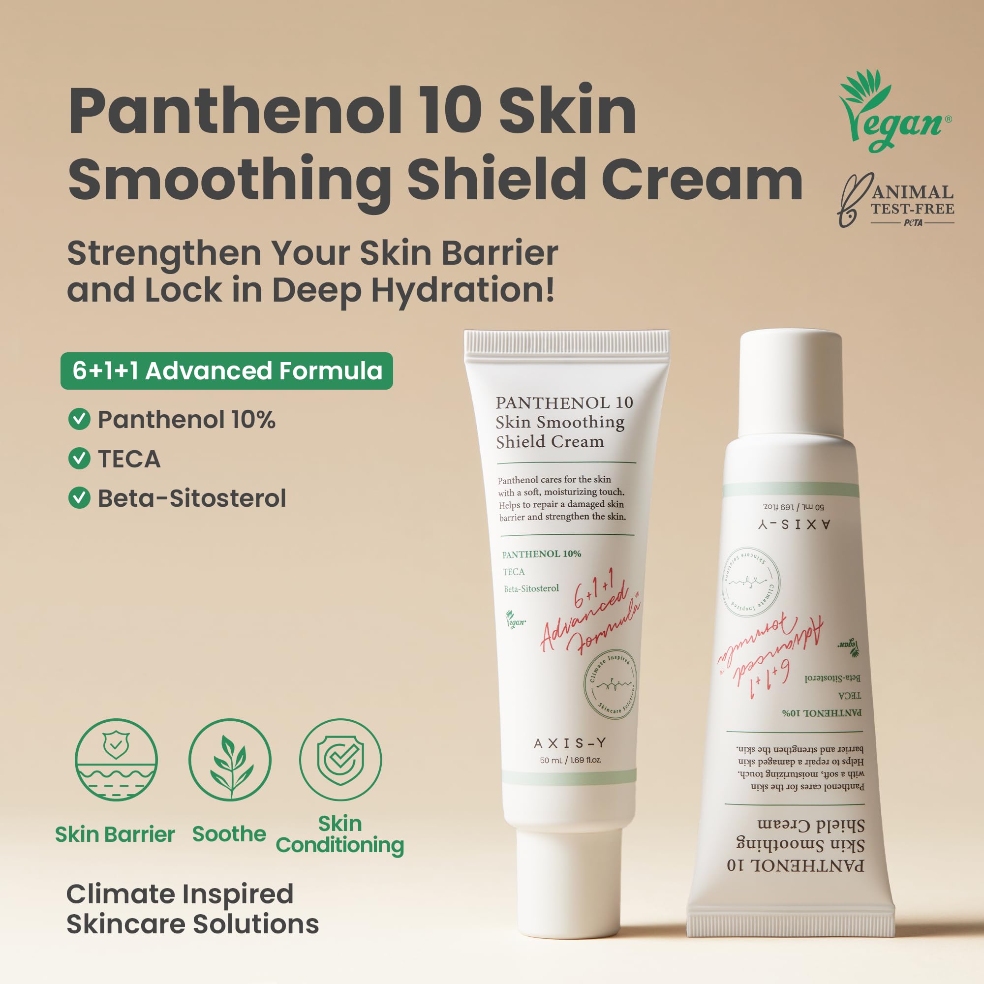 Foto 3 pulgar | Crema Hidratante Axis-y Panthenol 10 Para Suavizar La Piel, 50 Ml - Venta Internacional.