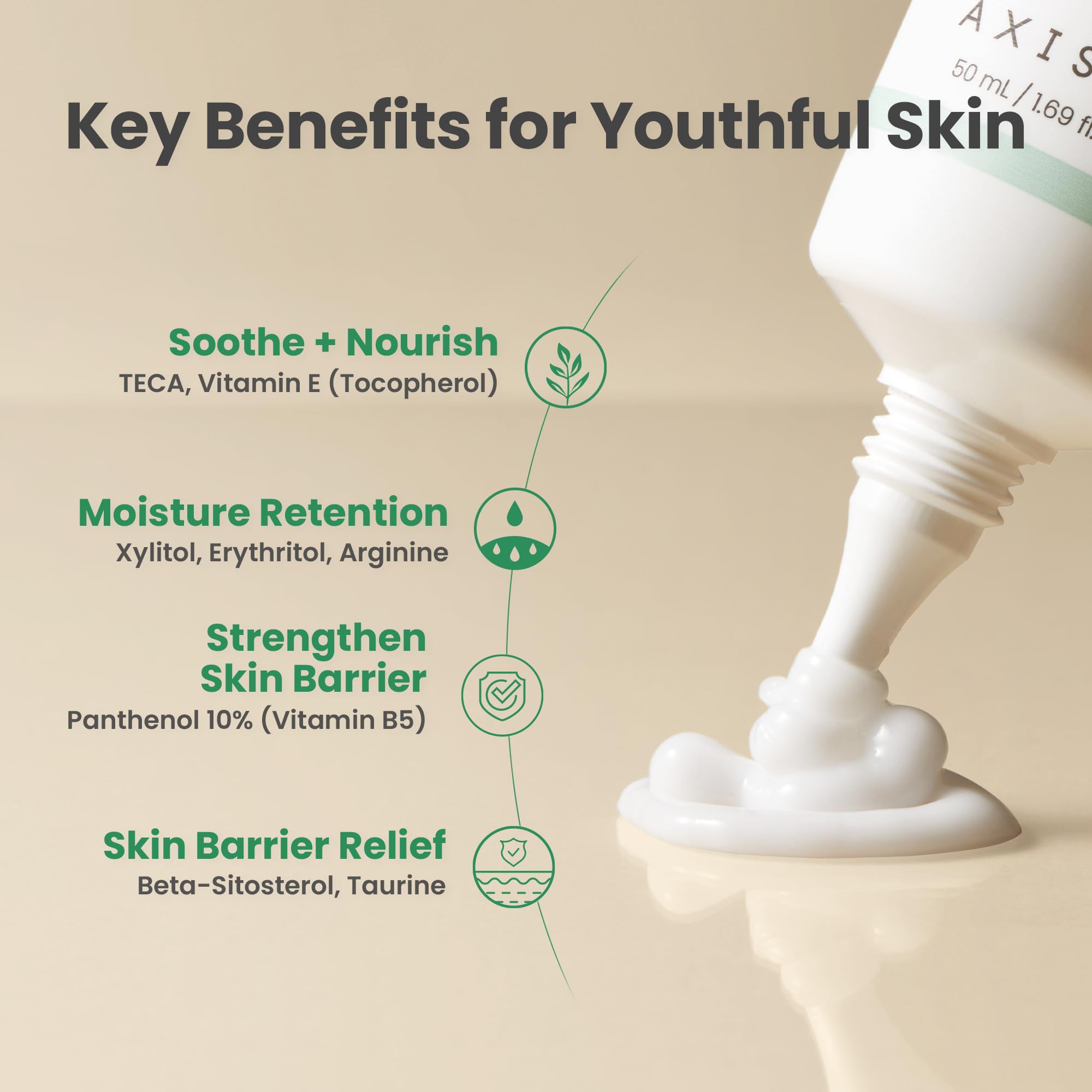Foto 5 pulgar | Crema Hidratante Axis-y Panthenol 10 Para Suavizar La Piel, 50 Ml - Venta Internacional.