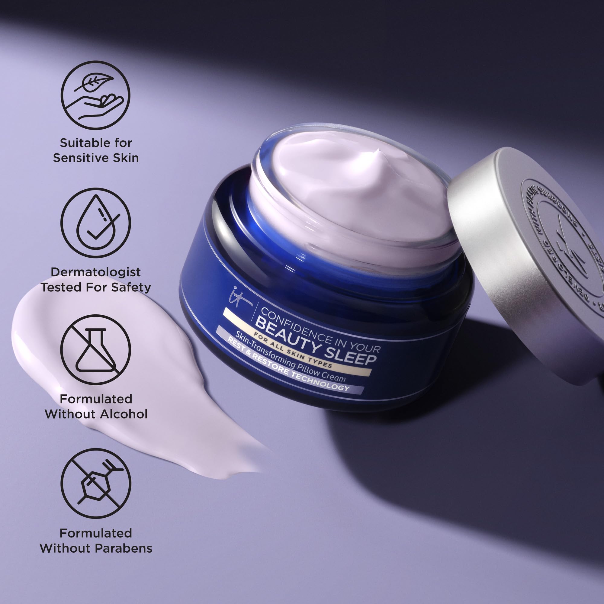 Foto 8 pulgar | Crema De Noche It Cosmetics Confidence In Your Beauty Sleep, 14 Ml - Venta Internacional.