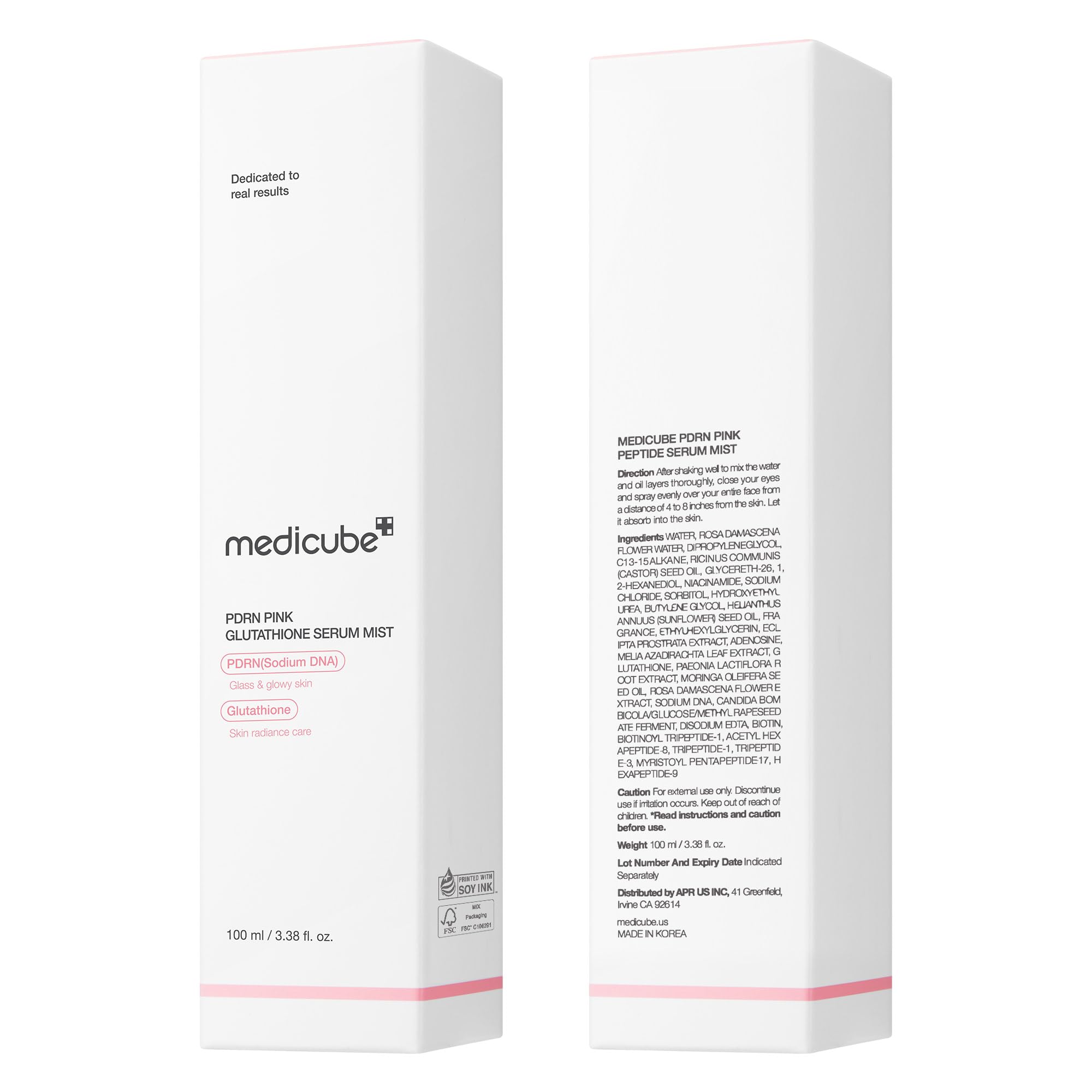 Foto 8 pulgar | Sérum En Aerosol Medicube Salmon Dna Pdrn Con Glutatión Rosa, 100 Ml - Venta Internacional.