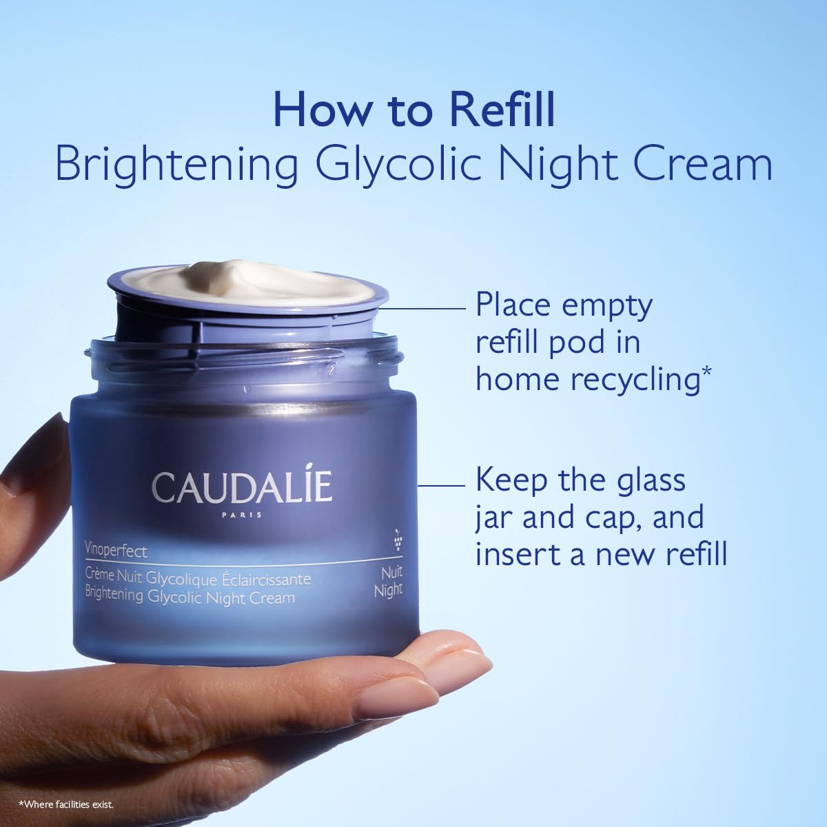 Foto 8 pulgar | Crema De Noche Caudalie Vinoperfect Dark Spot, 50 Ml, Recargable - Venta Internacional.