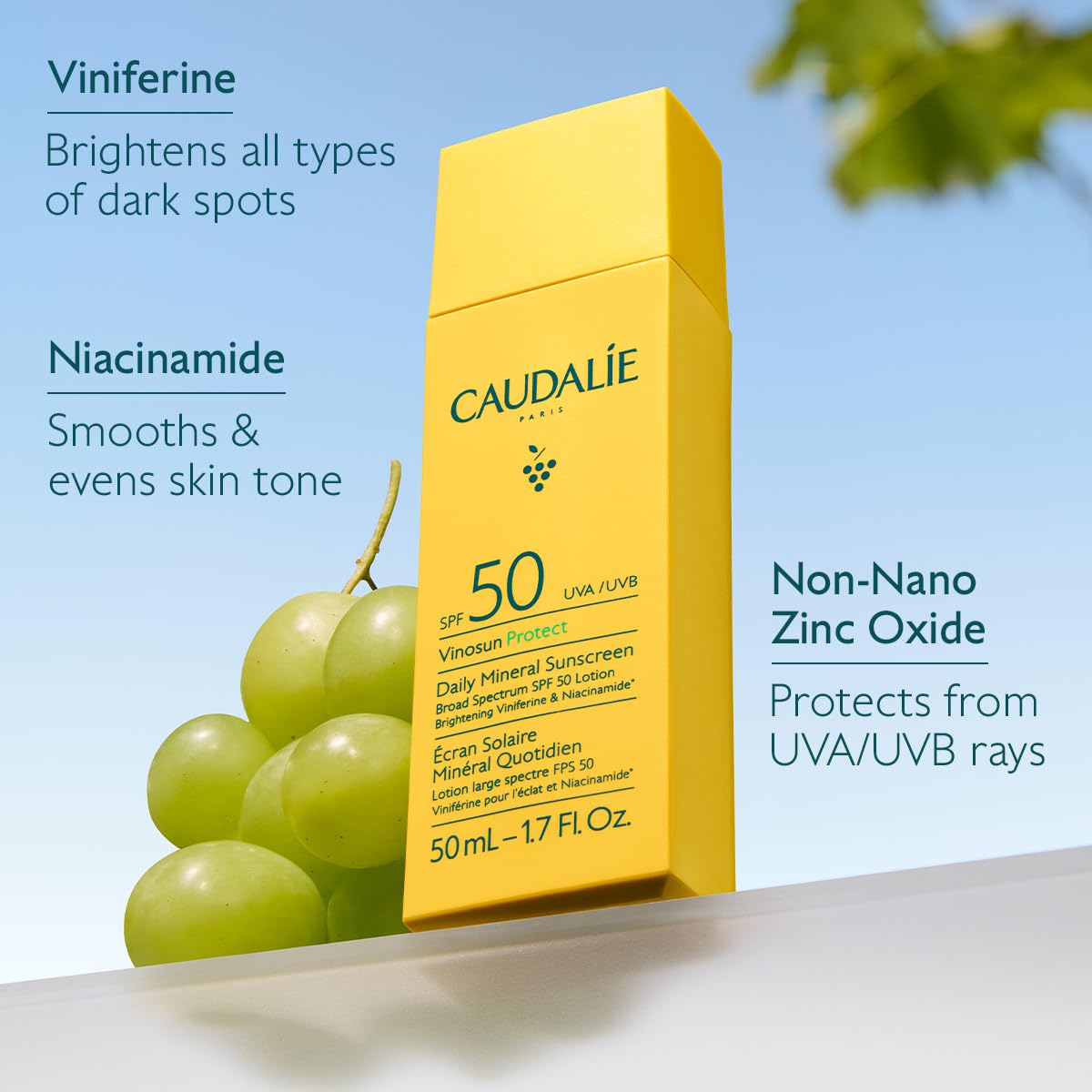 Foto 7 pulgar | Set De Cuidado De La Piel Caudalie Vinoperfect Dark Spot Serum Spf 50 - Venta Internacional.