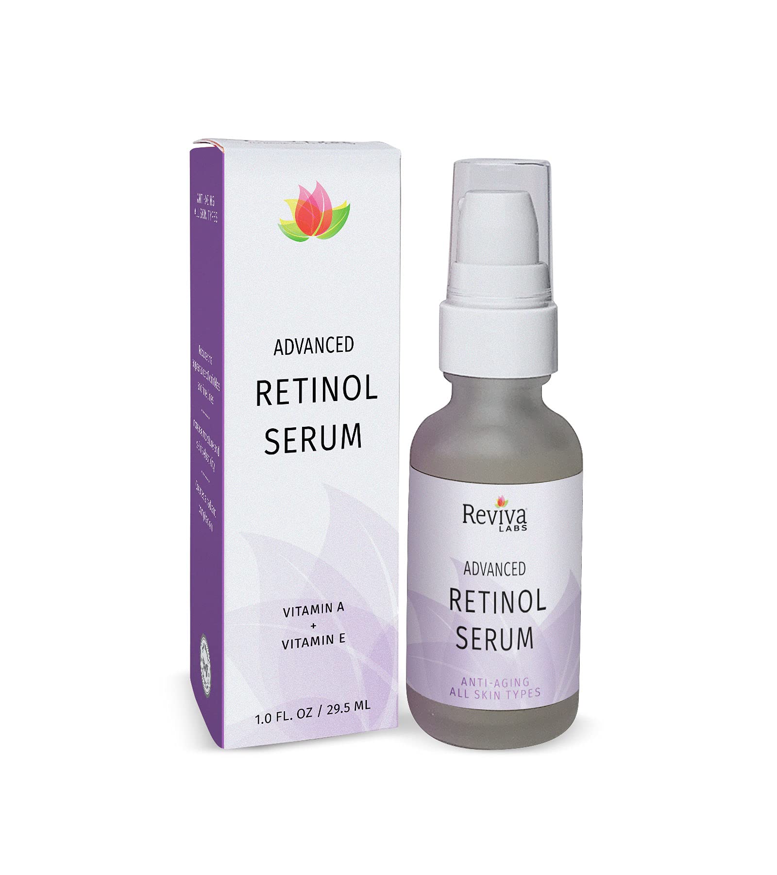 Sérum Reviva Labs Advanced Retinol Al 0,1% Con Antioxidante - Venta Internacional.