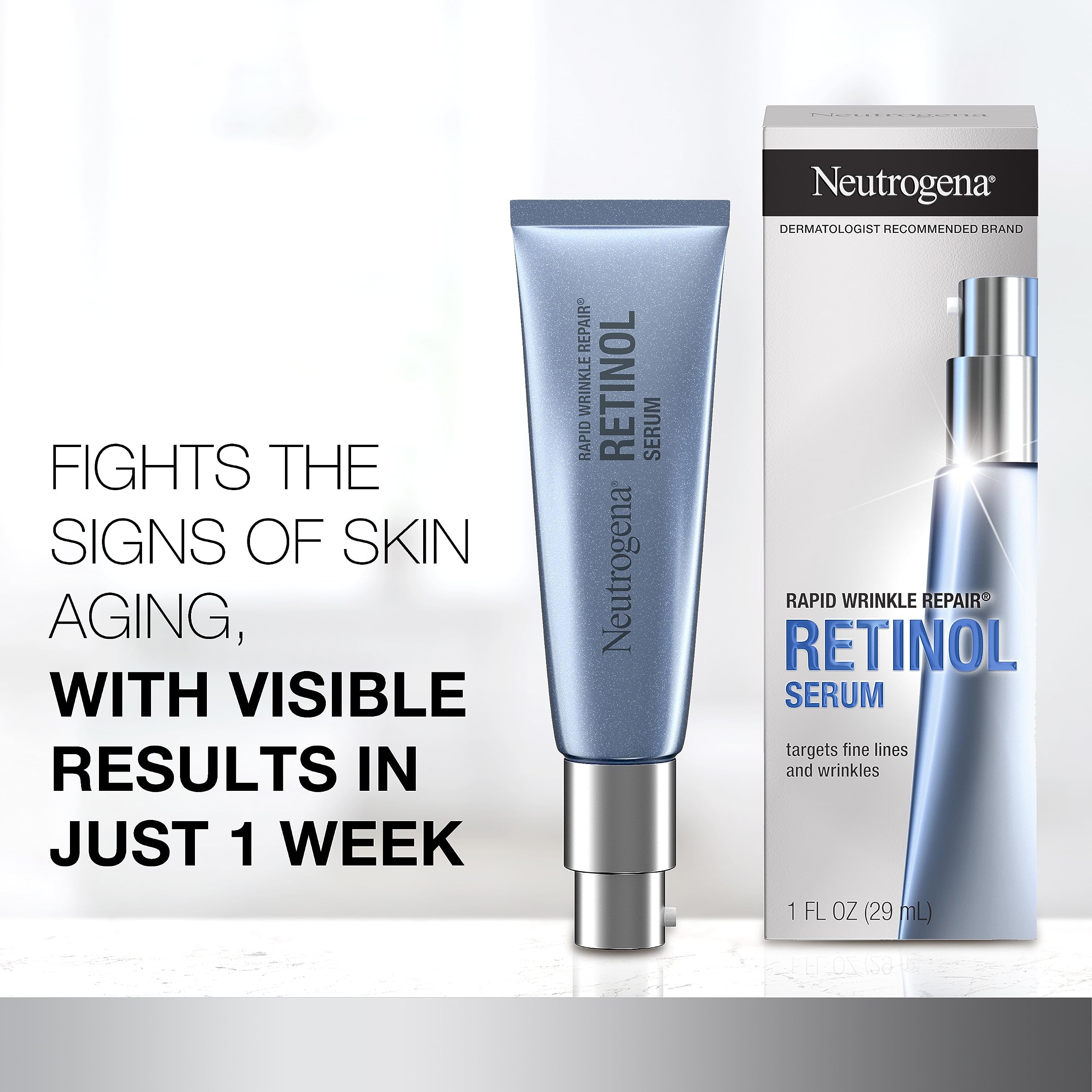 Foto 3 pulgar | Sérum Facial Neutrogena Rapid Wrinkle Repair Retinol 30 Ml - Venta Internacional.