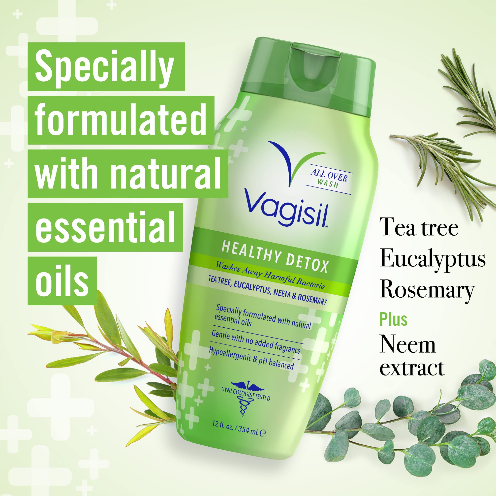 Foto 2 | Feminine Wash Vagisil Healthy Detox, 355 Ml, Probado Por Ginecólogos - Venta Internacional.