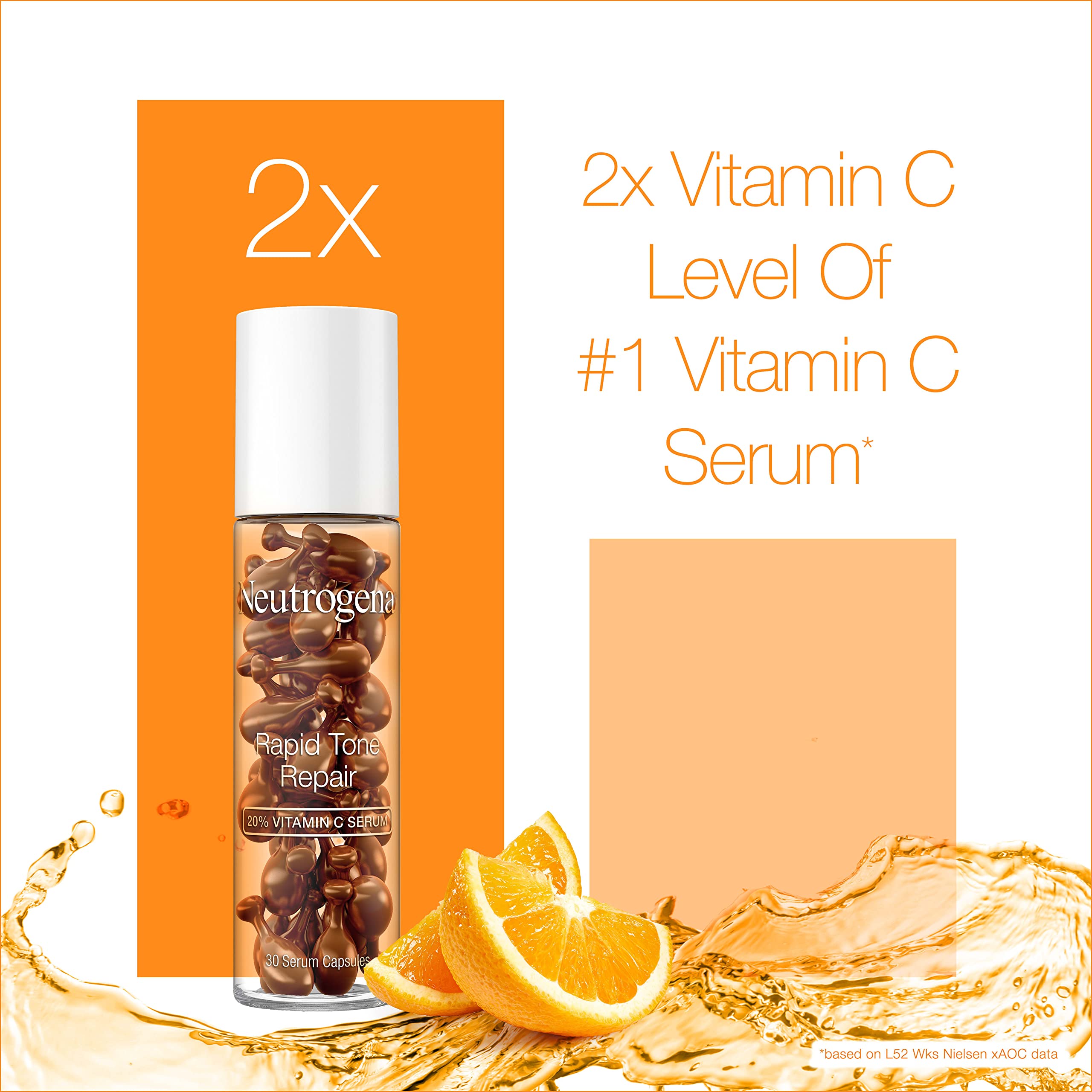 Foto 7 | Serum Neutrogena Rapid Tone Repair Con 20% De Vitamina C, 30 Cápsulas - Venta Internacional.