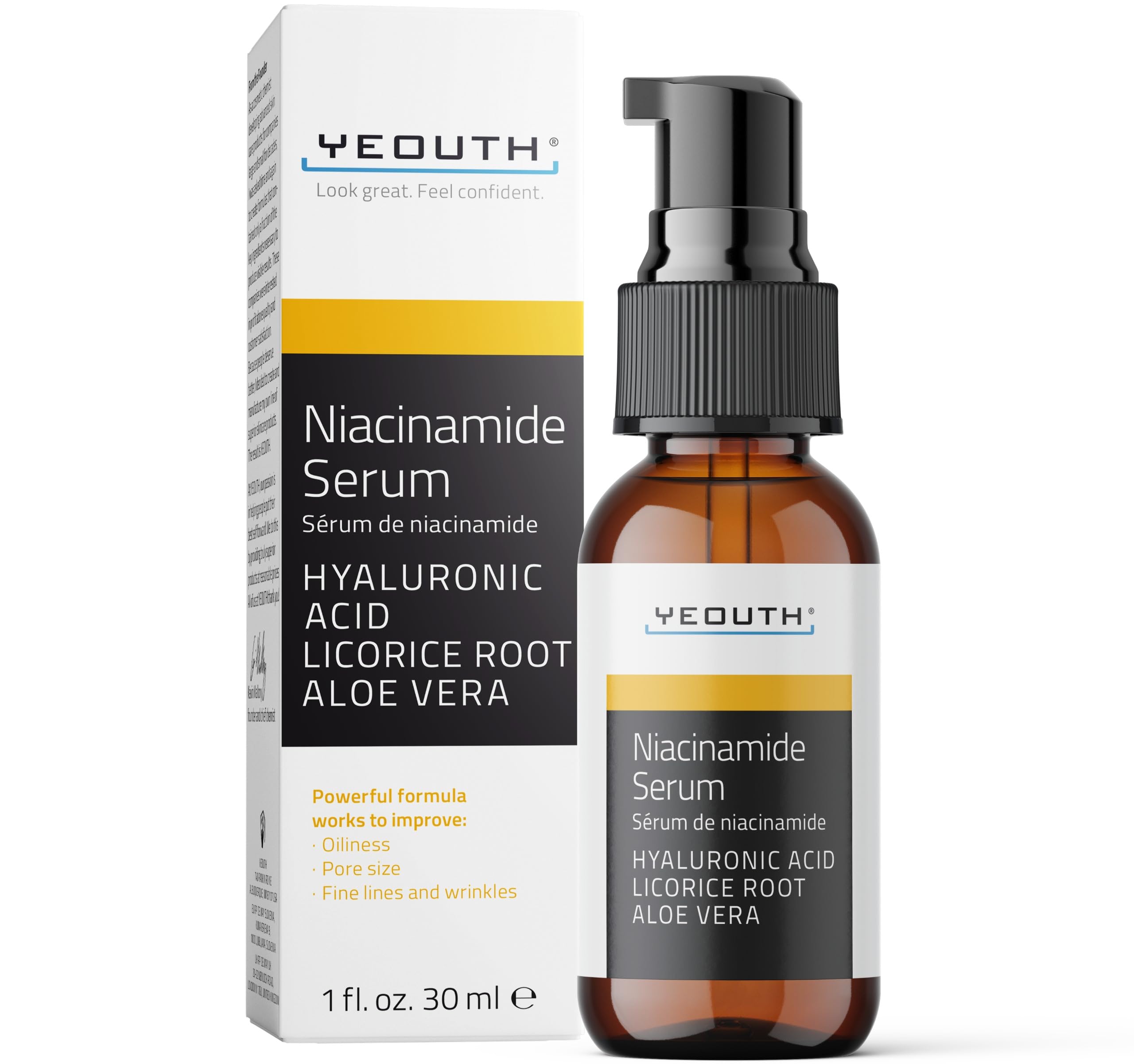 Sérum Yeouth Niacinamida 10% Con Ácido Hialurónico Y Aloe 30 Ml - Venta Internacional.